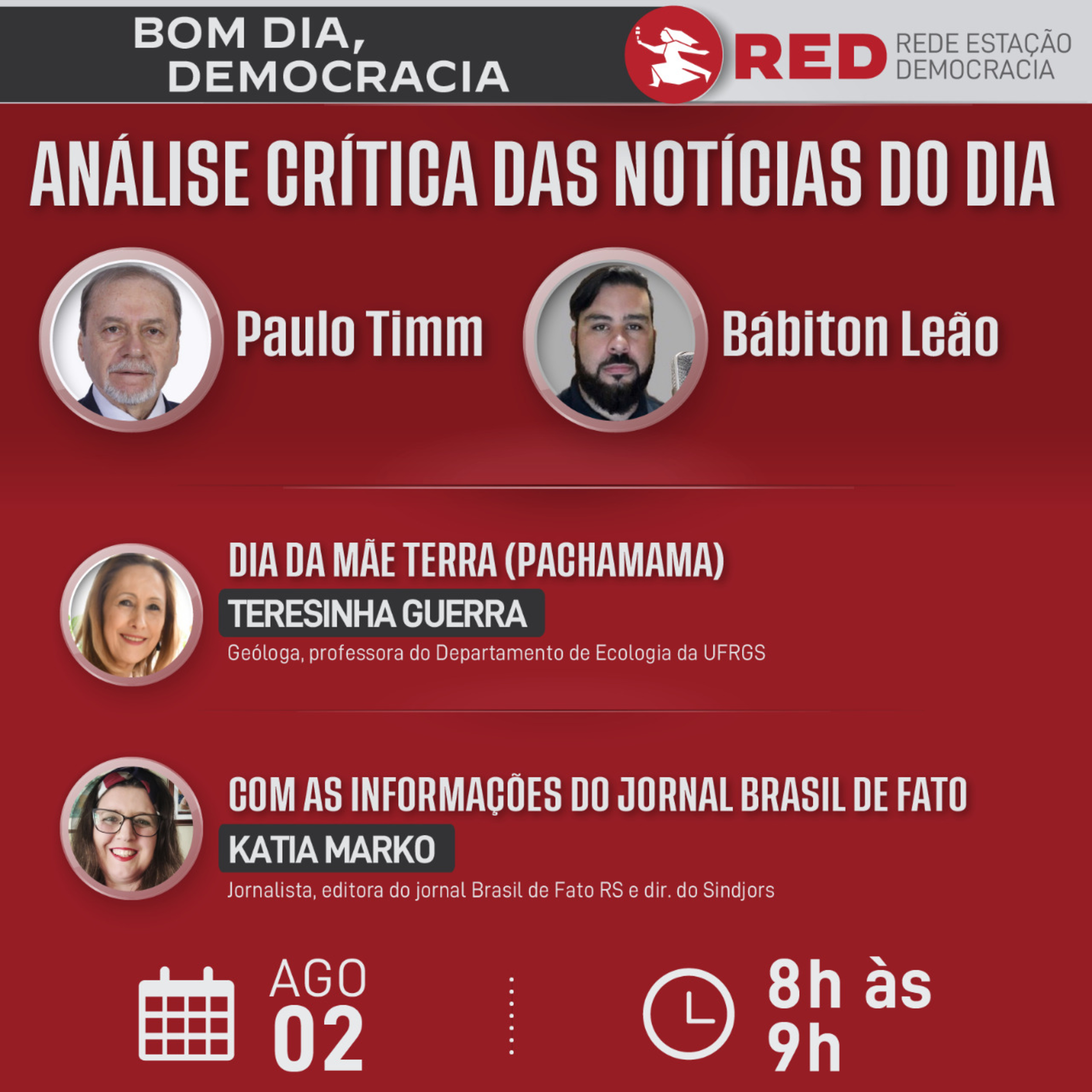 Bom dia, Democracia | Terça-feira 02/08/2022 episode artwork
