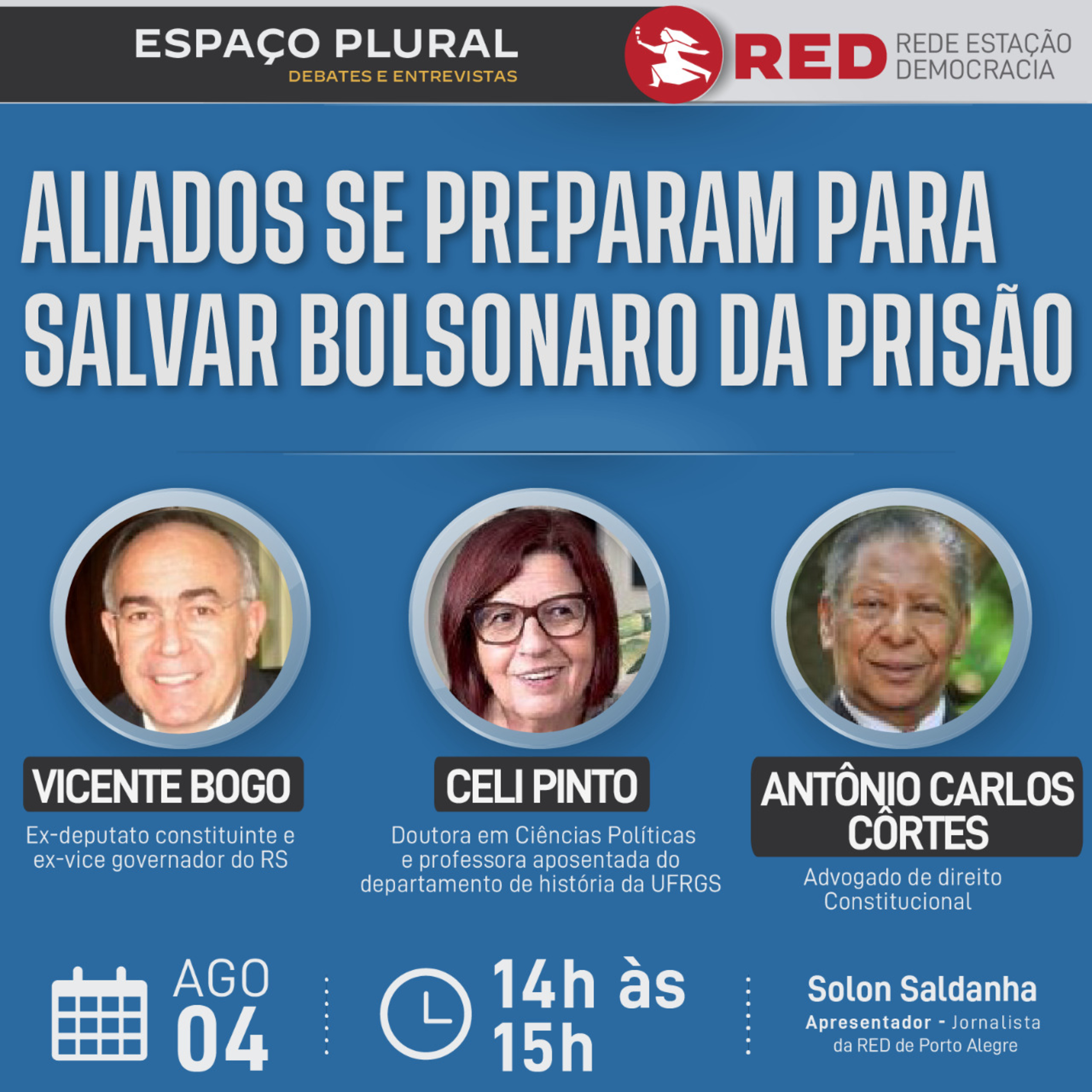 Espaço Plural, Debates e Entrevistas | Quinta-feira 04/08/2022 episode artwork