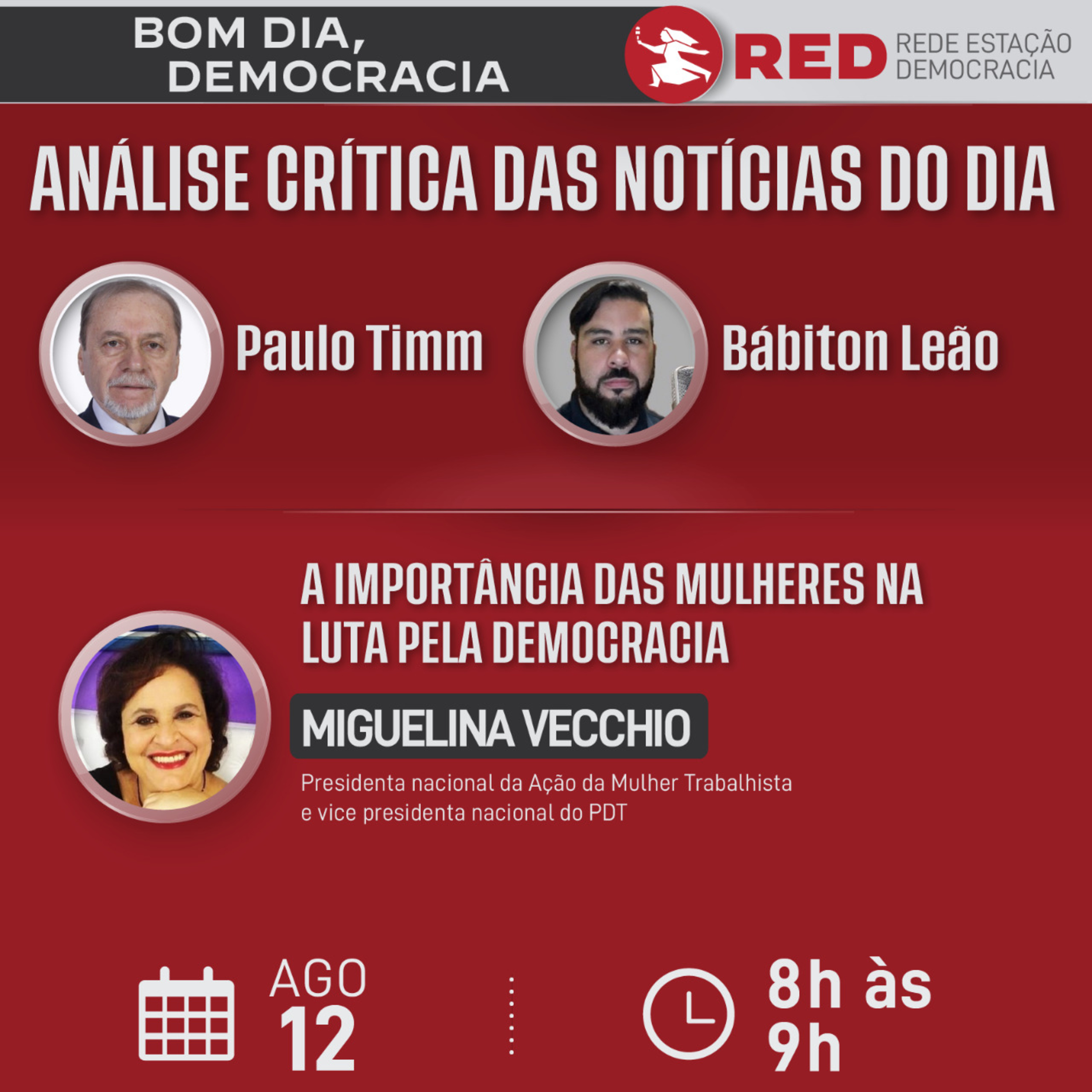 Bom dia, Democracia | Sexta-feira 12/08/2022 episode artwork