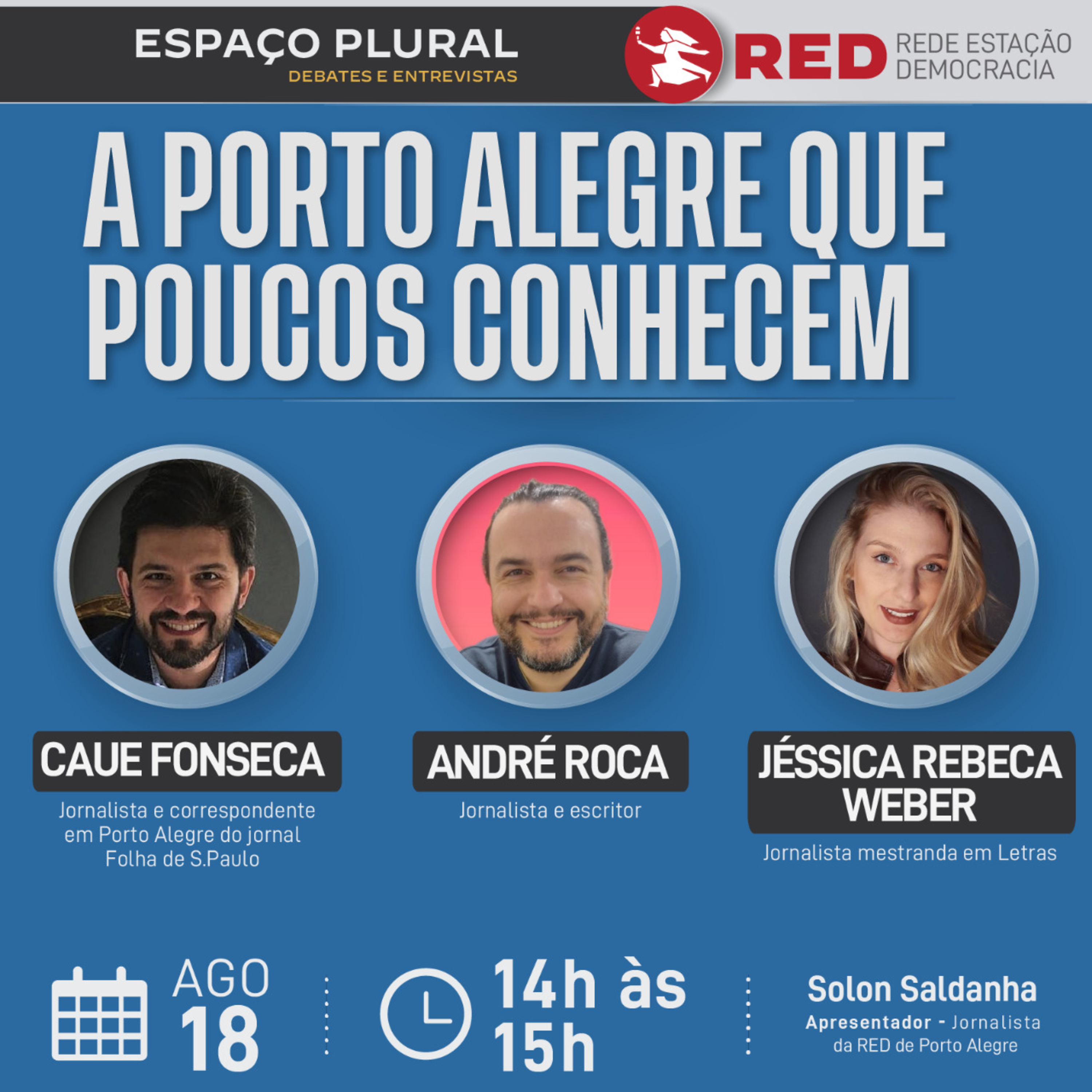 Espaço Plural, Debates e Entrevistas | Quinta-feira 18/08/2022 episode artwork