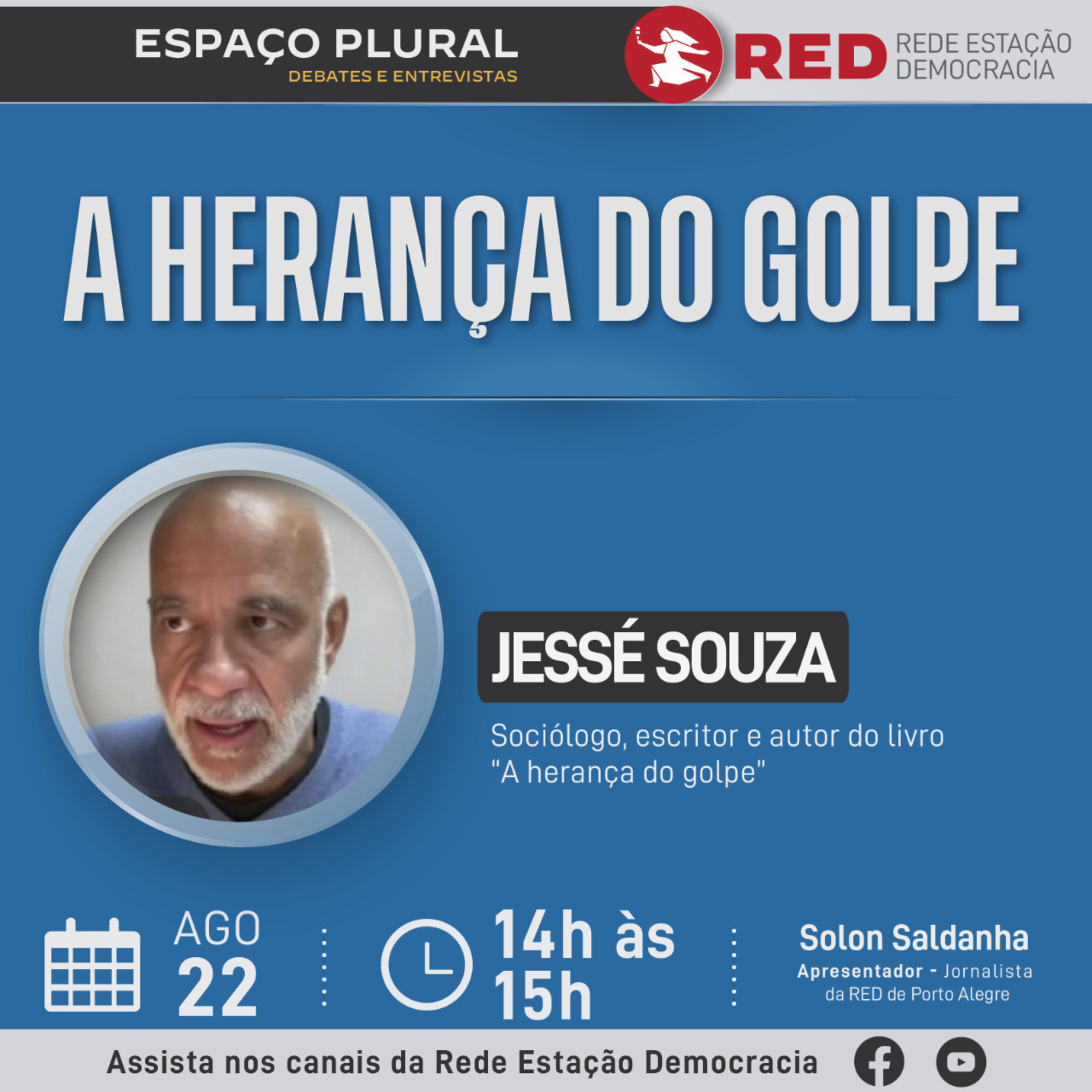 Espaço Plural, Debates e Entrevistas | Segunda-feira 22/08/2022 episode artwork