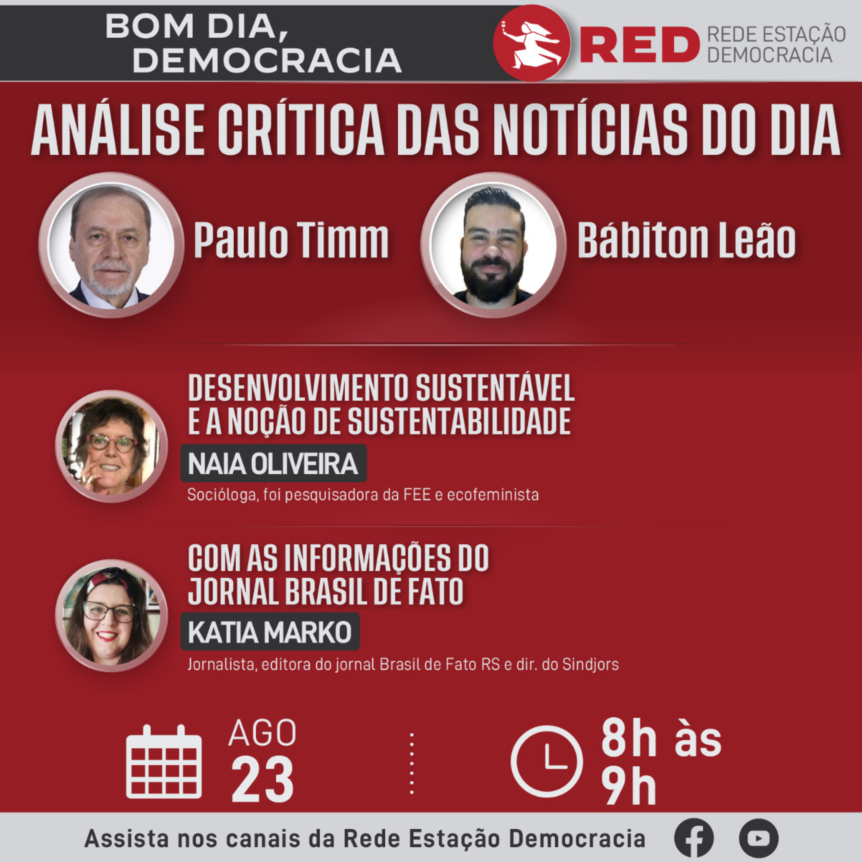 Bom dia, Democracia | Terça-feira 23/08/2022 episode artwork