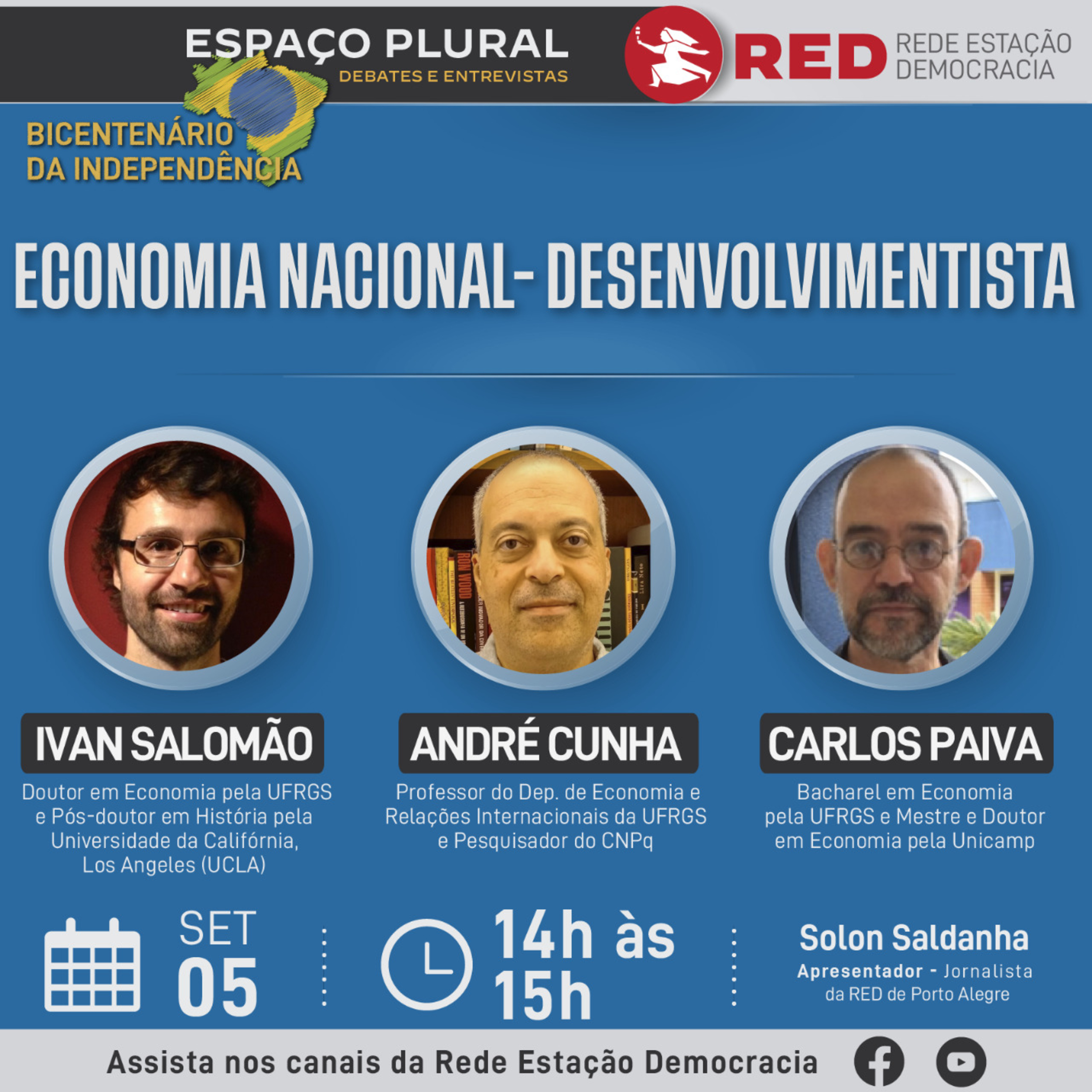 Espaço Plural, Debates e Entrevistas | Segunda-feira 05/09/2022 episode artwork