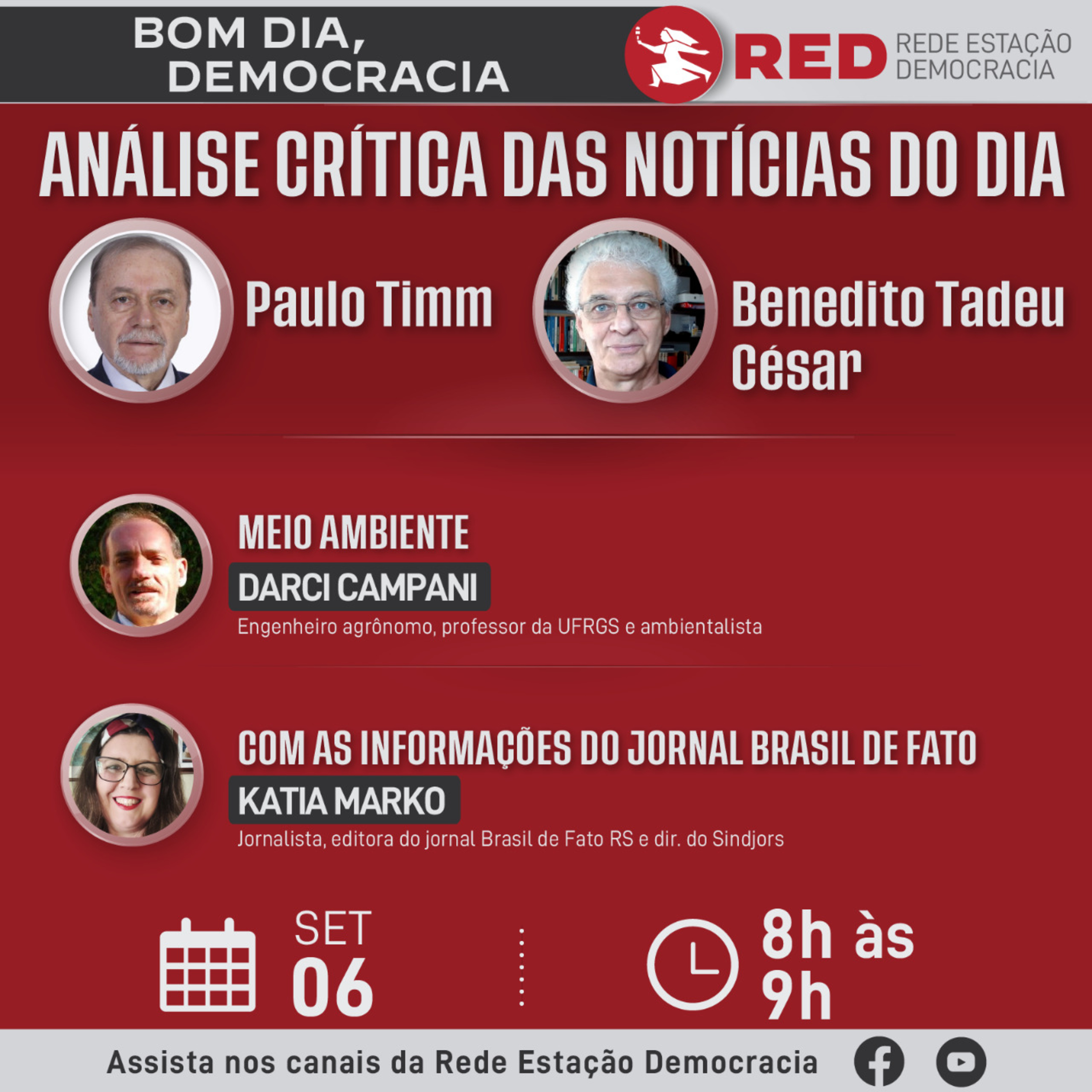 Bom dia, Democracia | Terça-feira 06-09-2022 episode artwork