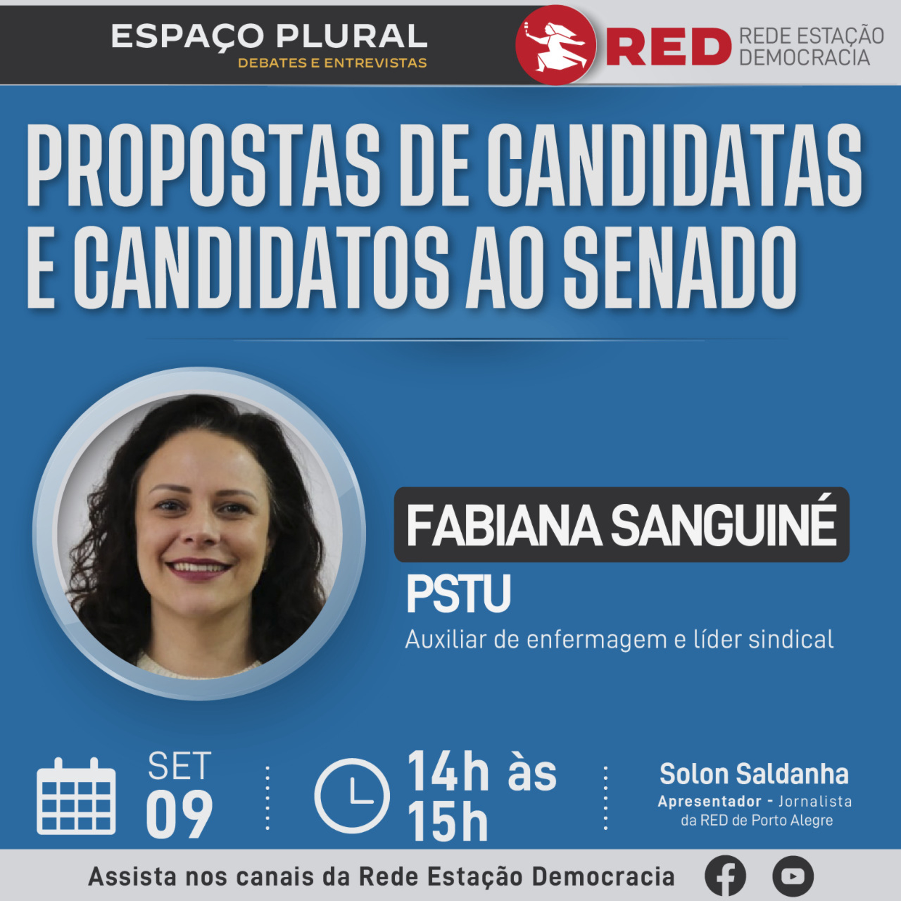 Espaço Plural, Debates e Entrevistas | Sexta-feira 09/09/2022 episode artwork