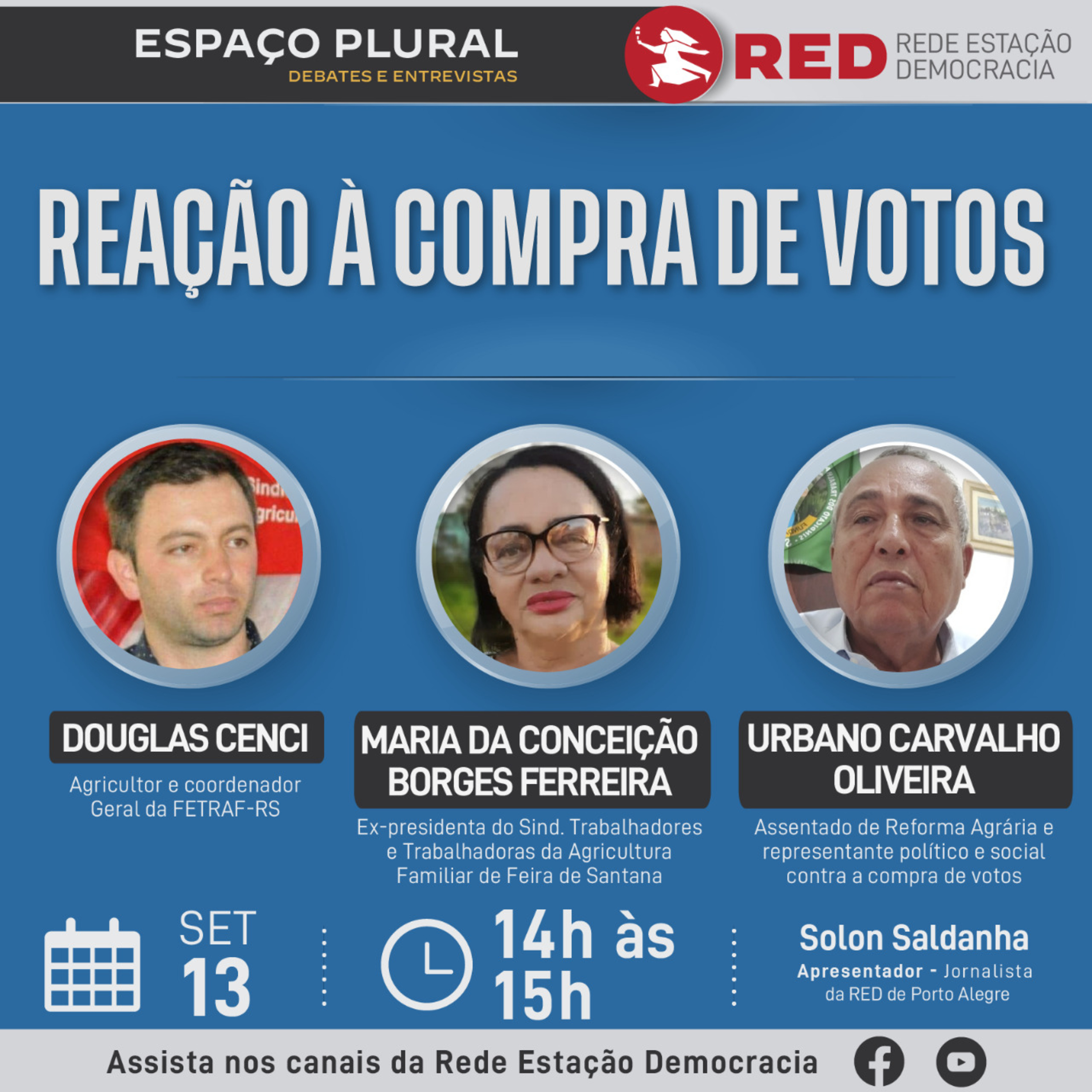 Espaço Plural, Debates e Entrevistas | Terça-feira 13/09/2022 episode artwork