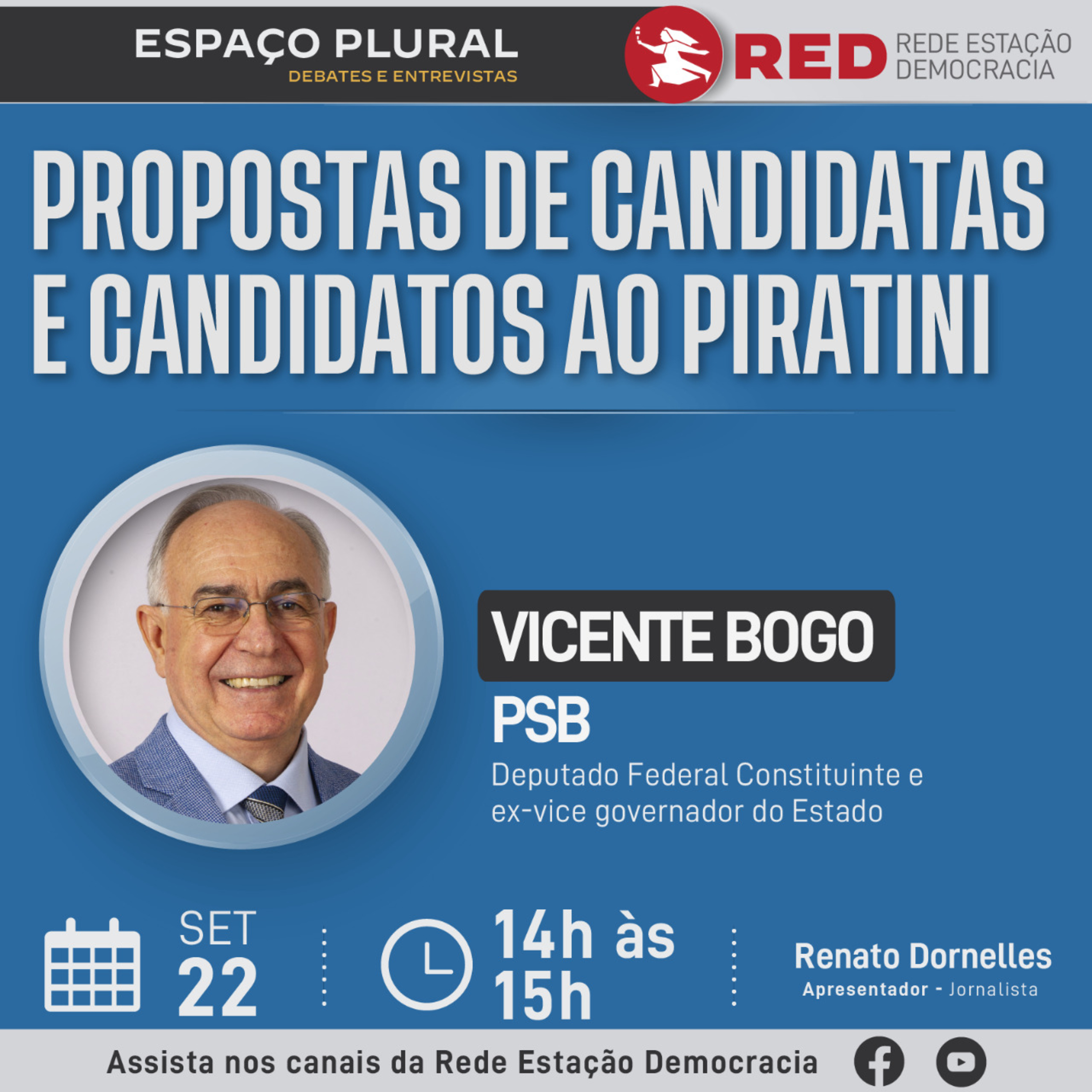 Espaço Plural, Debates e Entrevistas | Quinta-feira 22/09/2022 episode artwork