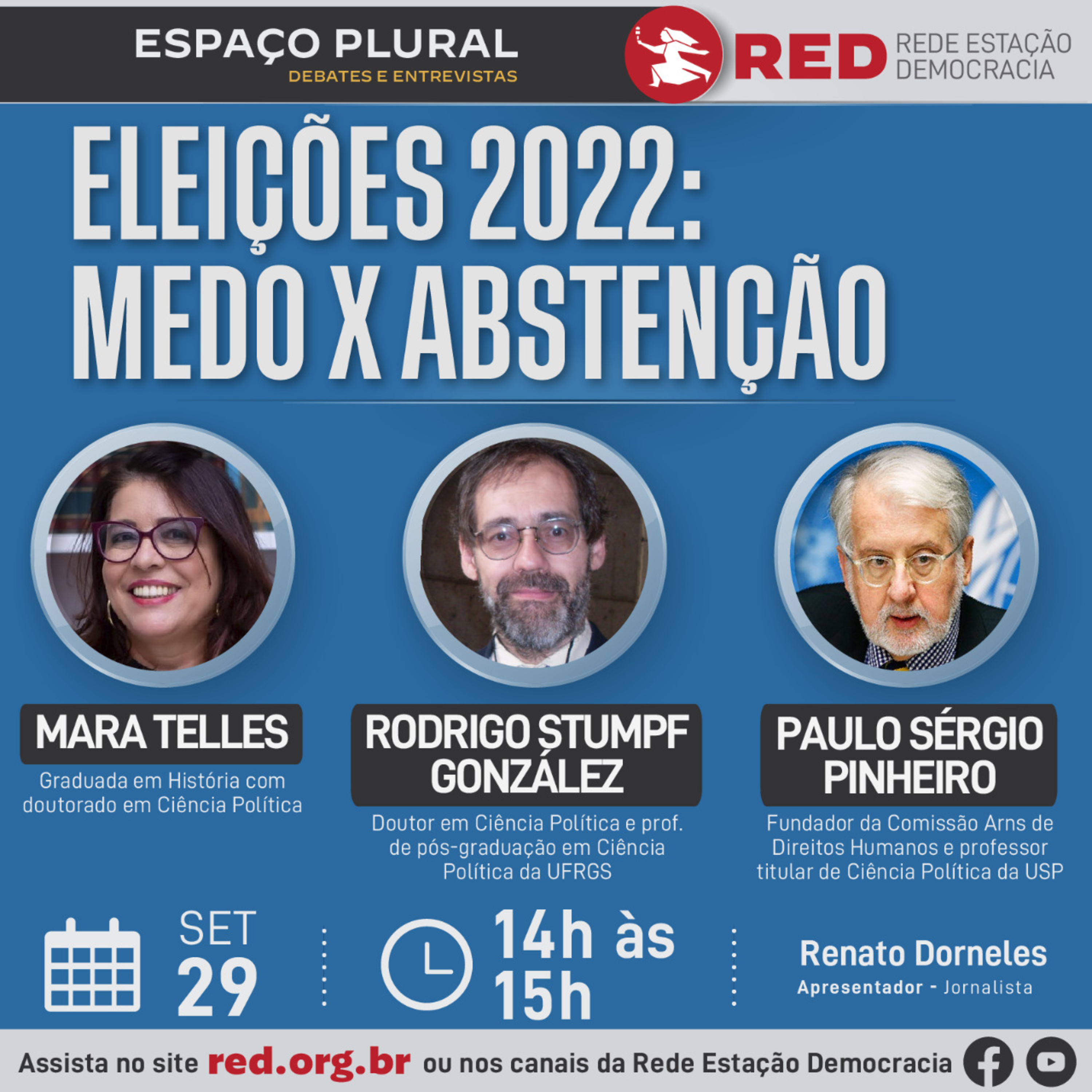 Espaço Plural, Debates e Entrevistas | Quinta-feira 29/09/2022 episode artwork