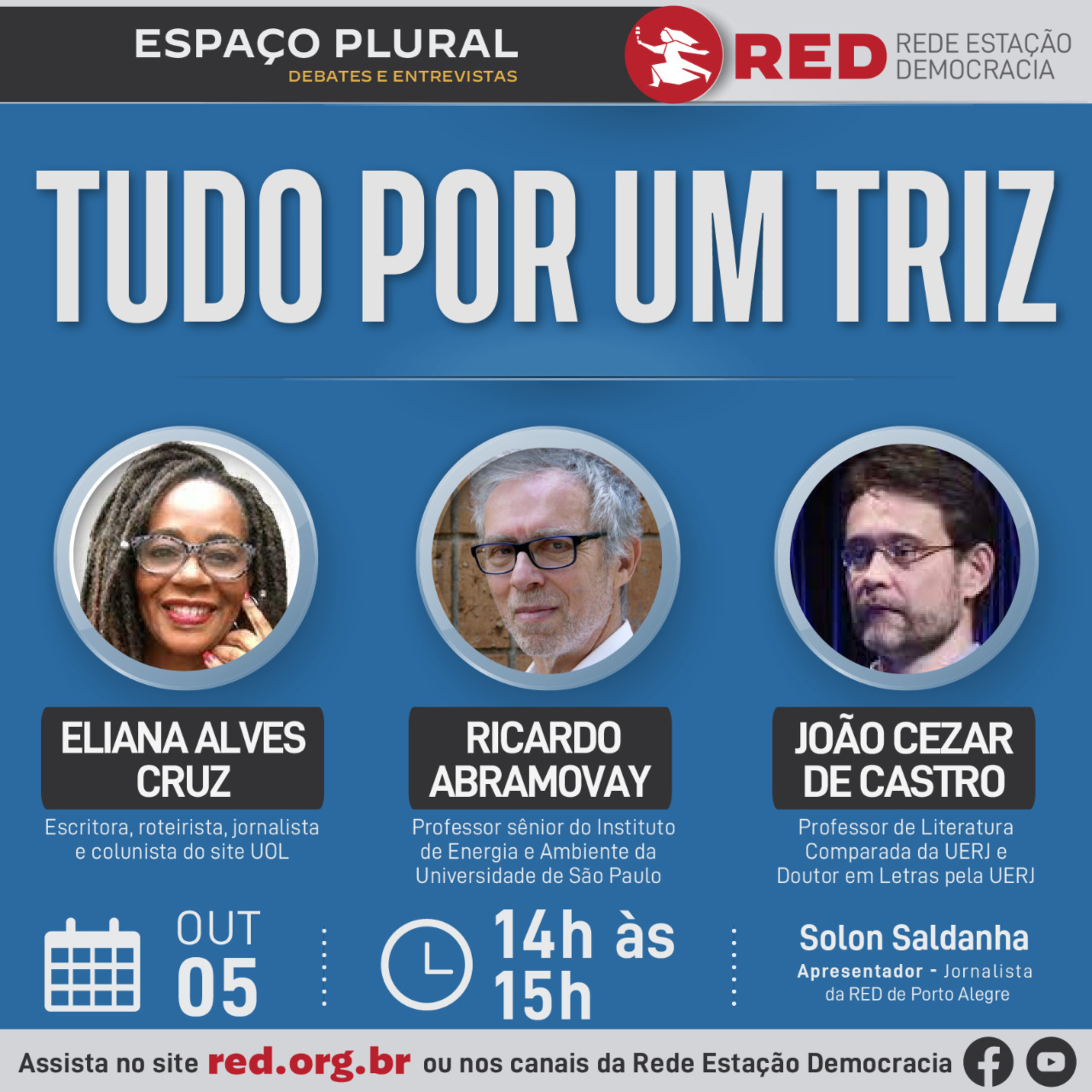 Espaço Plural, Debates e Entrevistas | Quarta-feira 05/10/2022 episode artwork