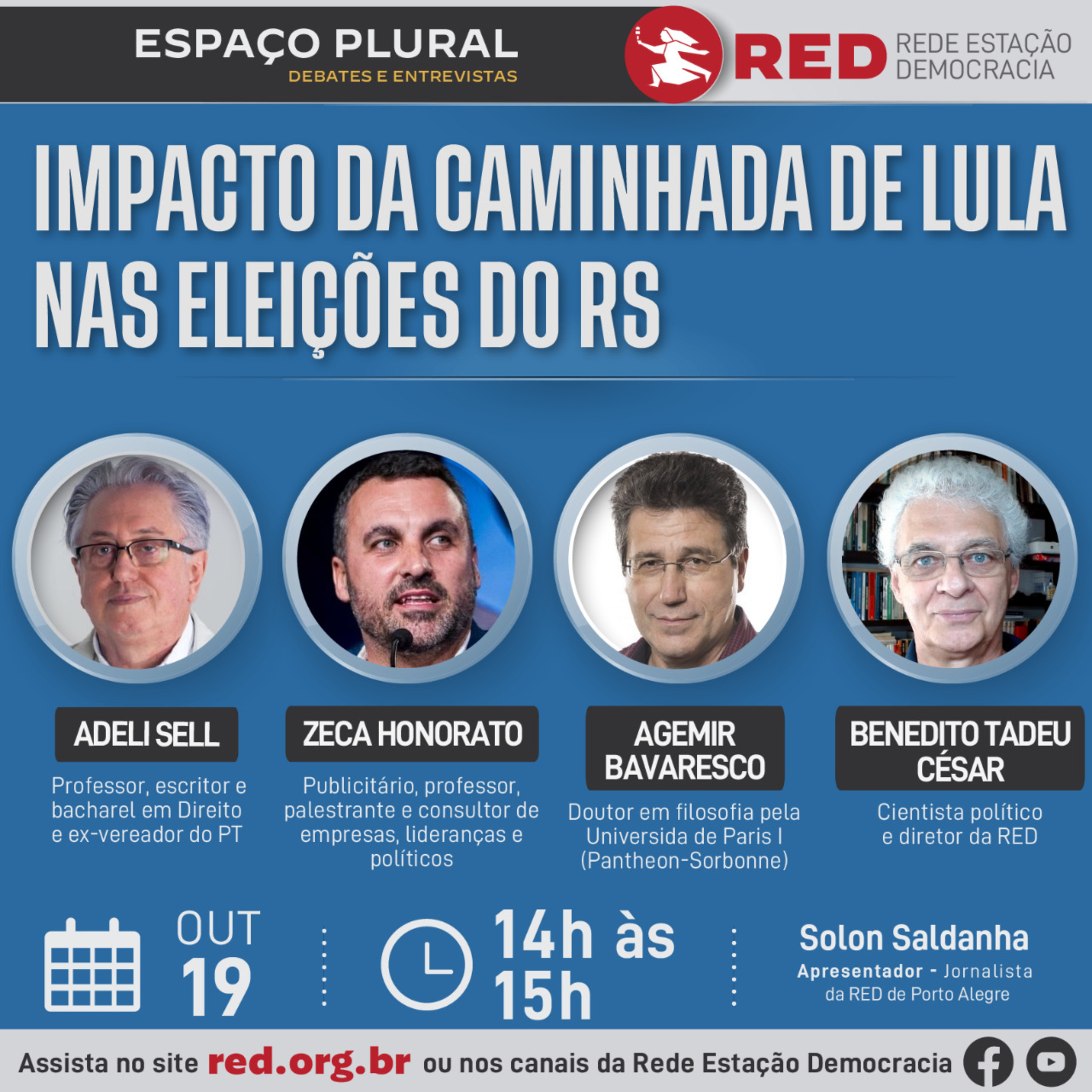 Espaço Plural, Debates e entrevistas | Quarta-feira 19/10/2022  episode artwork