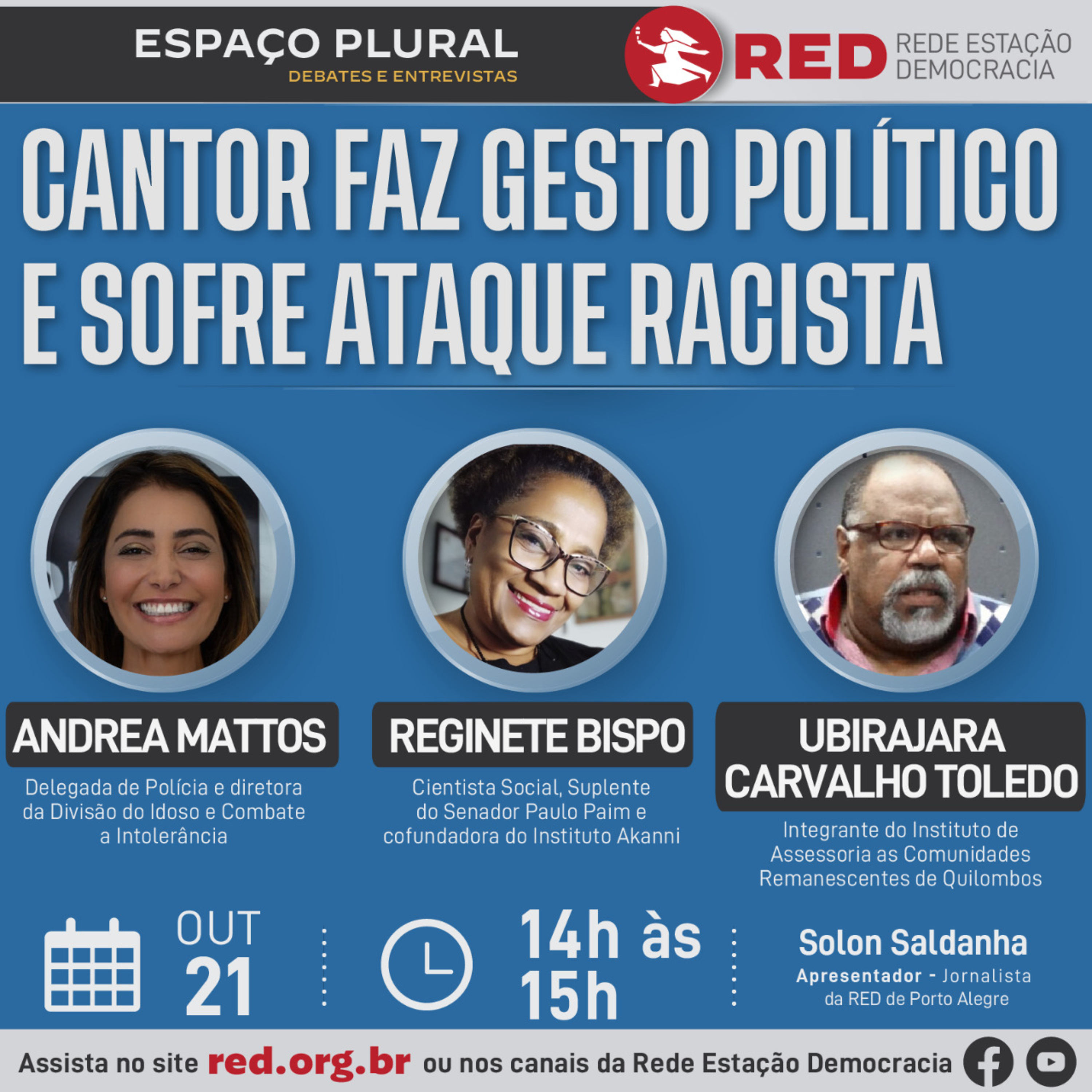 Espaço Plural, Debates e Entrevistas | Sexta-feira 21/10/2022 episode artwork