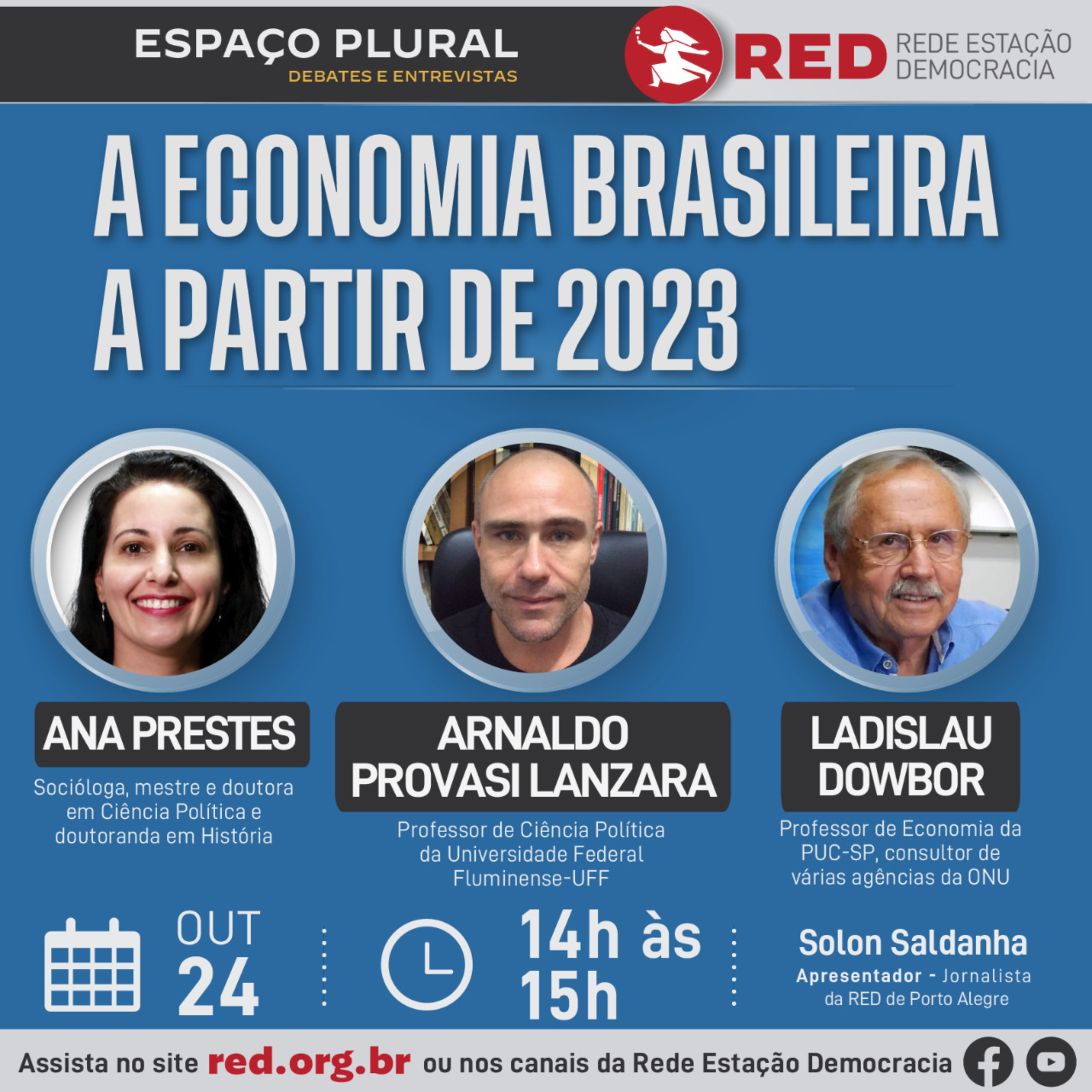 Espaço Plural, Debates e Entrevistas | Segunda-feira 24/10/2022 episode artwork