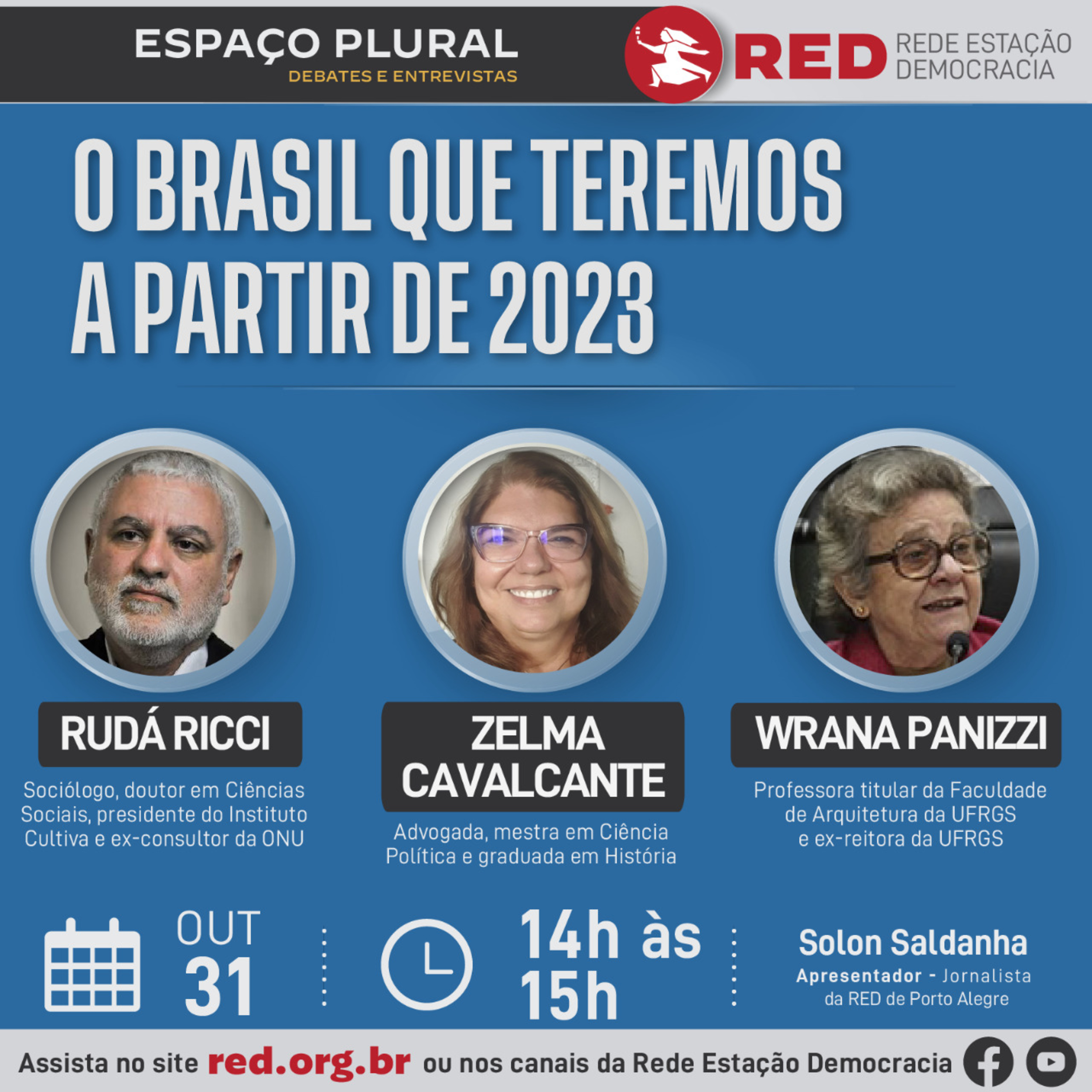 Espaço Plural, Debates e Entrevistas | Segunda-feira 31/10/2022 episode artwork