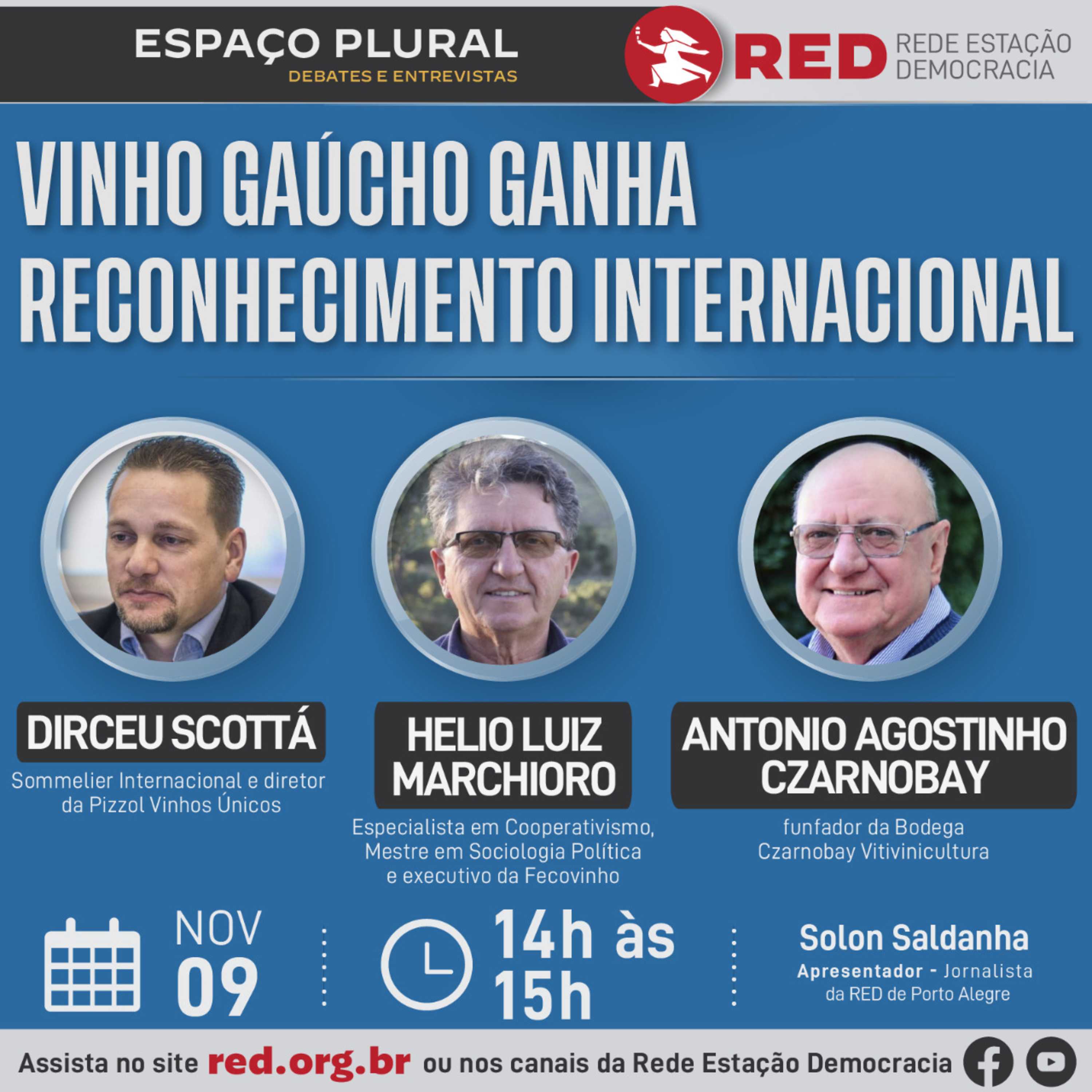 Espaço Plural, Debates e Entrevistas | Quarta-feira 09/11/2022 episode artwork