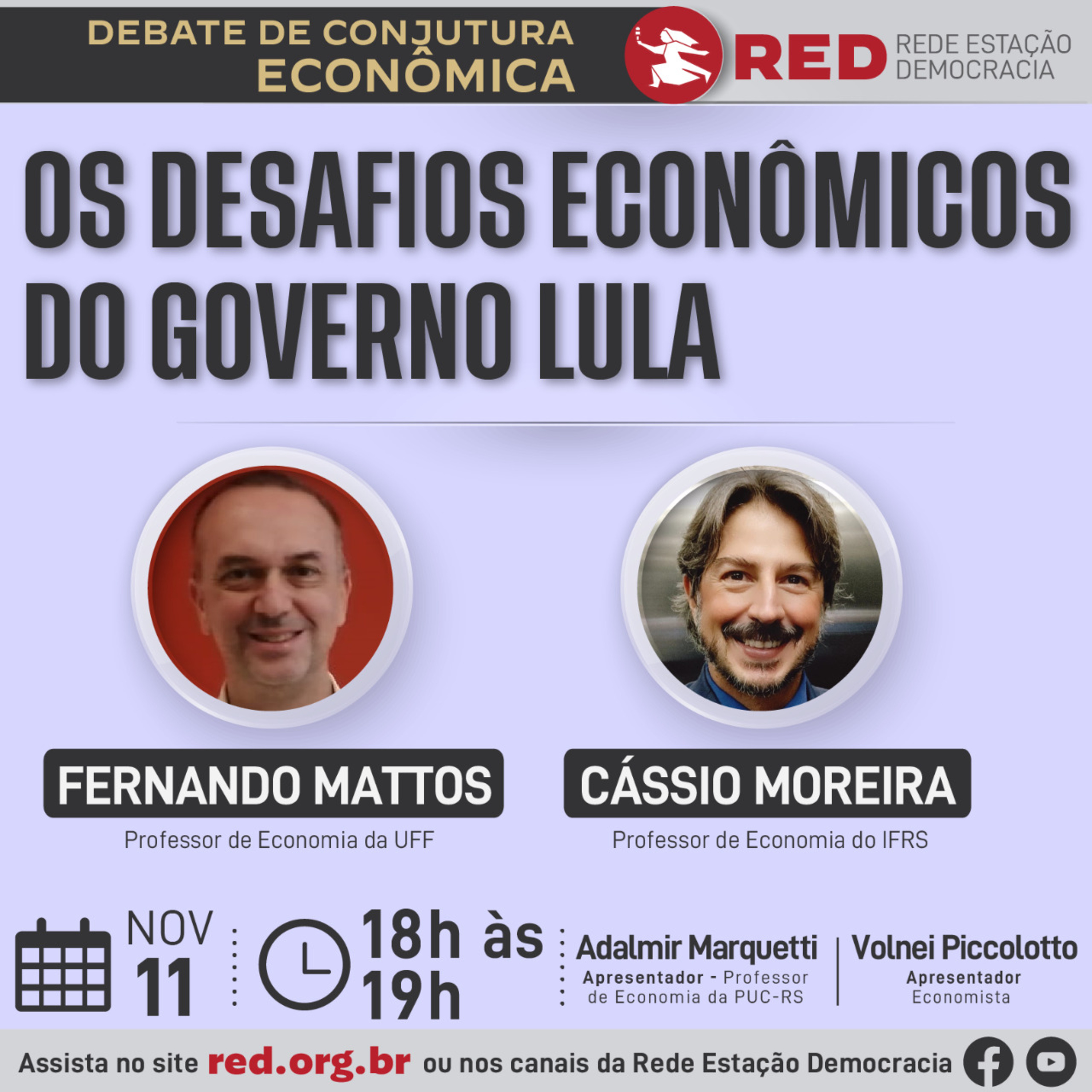 Debate de Conjuntura Econômica 11/11/2022 episode artwork