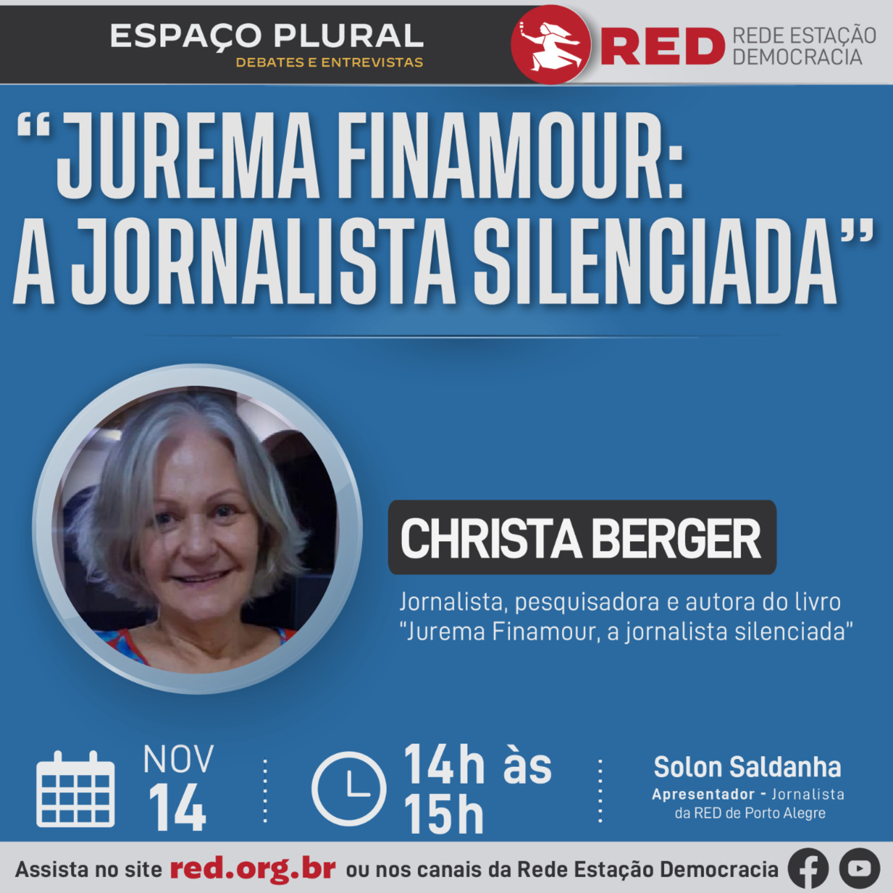 Espaço Plural, Debates e Entrevistas | Segunda-feira 14/11/2022 episode artwork