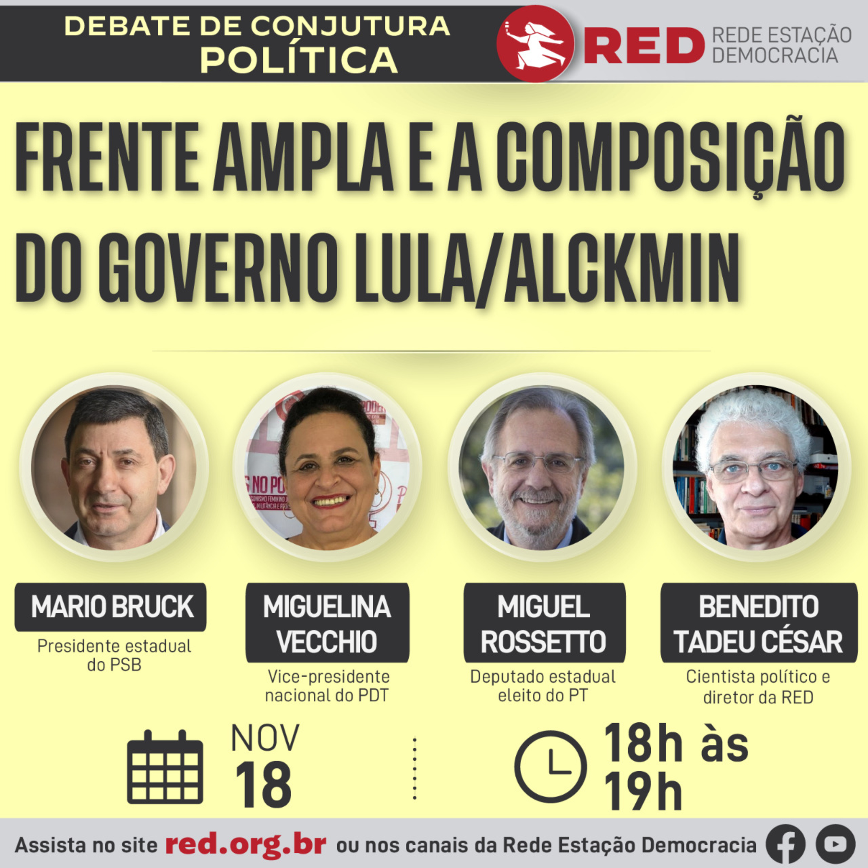 Debate de Conjuntura Política | 18/11/2022 episode artwork