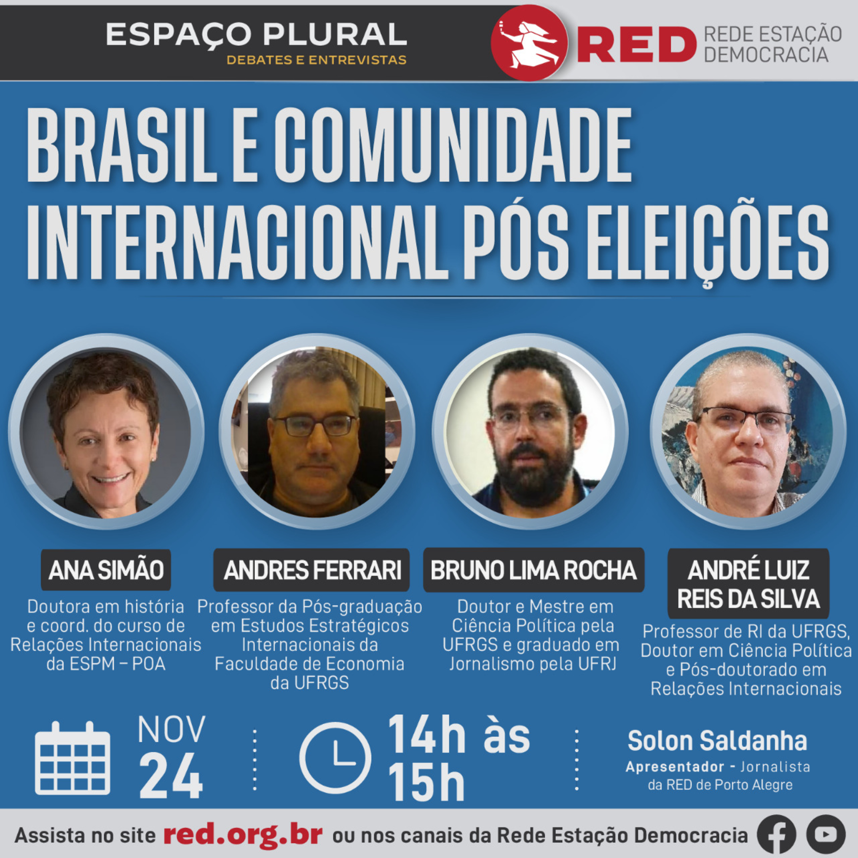 Espaço Plural, Debates e Entrevistas | Quinta-feira 24/11/2022 episode artwork