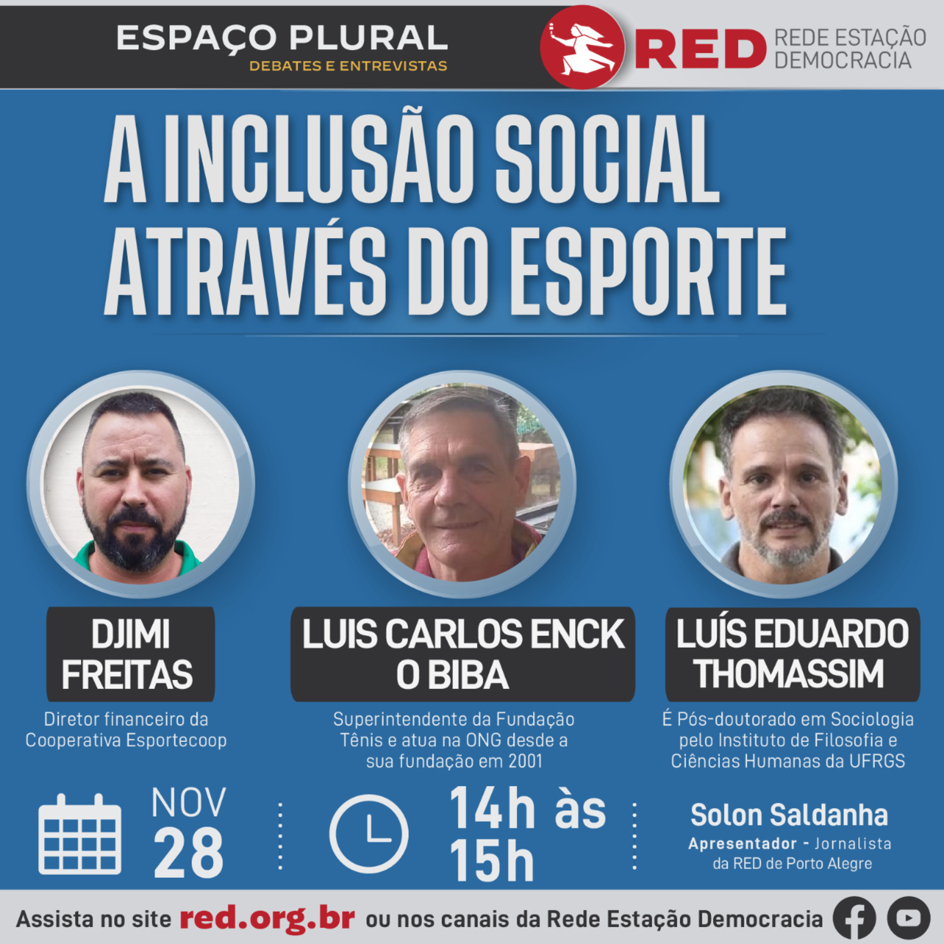 Espaço Plural, Debates e Entrevistas | Segunda-feira 28/11/2022 episode artwork