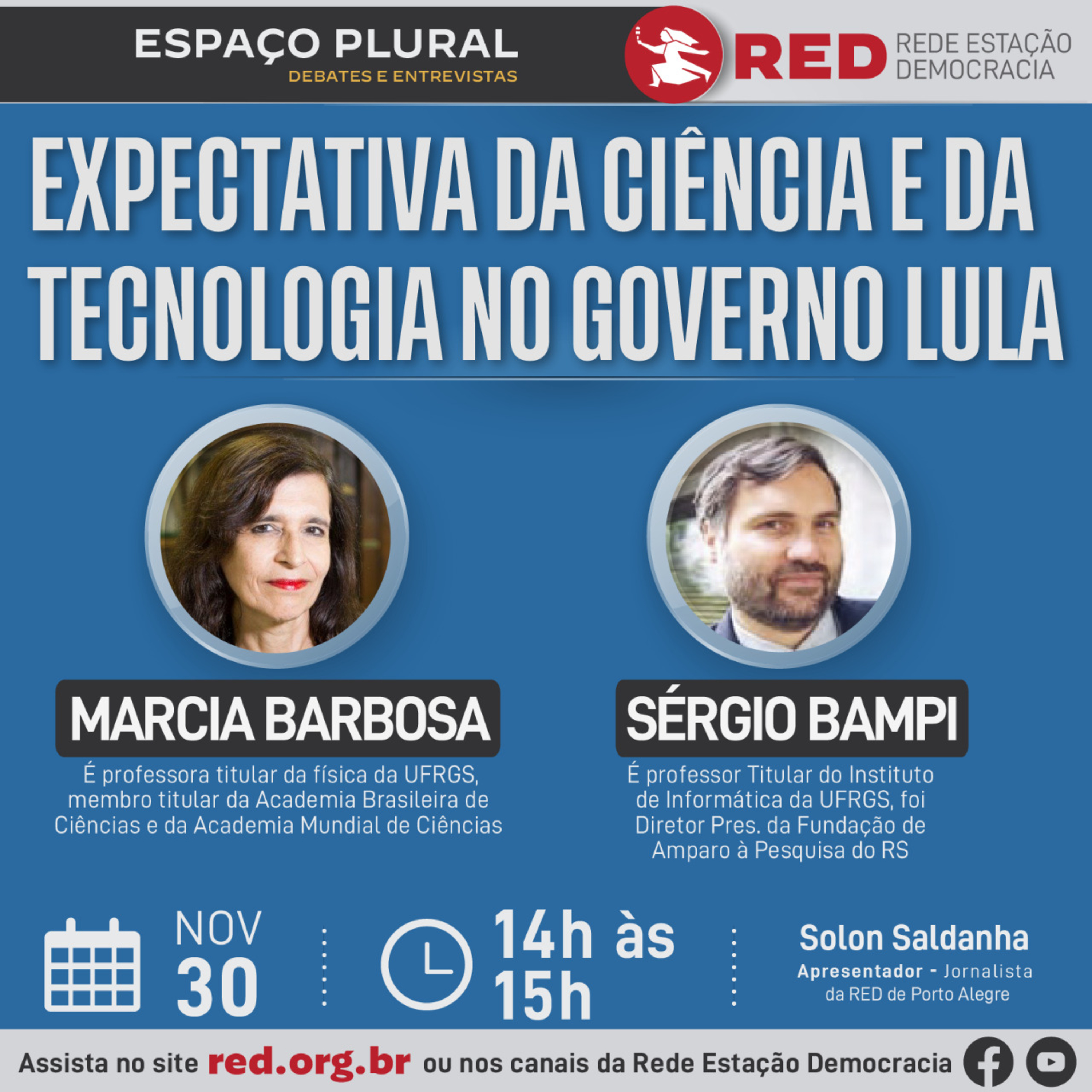 Espaço Plural, Debates e Entrevistas | Quarta-feira 30/11/2022 episode artwork