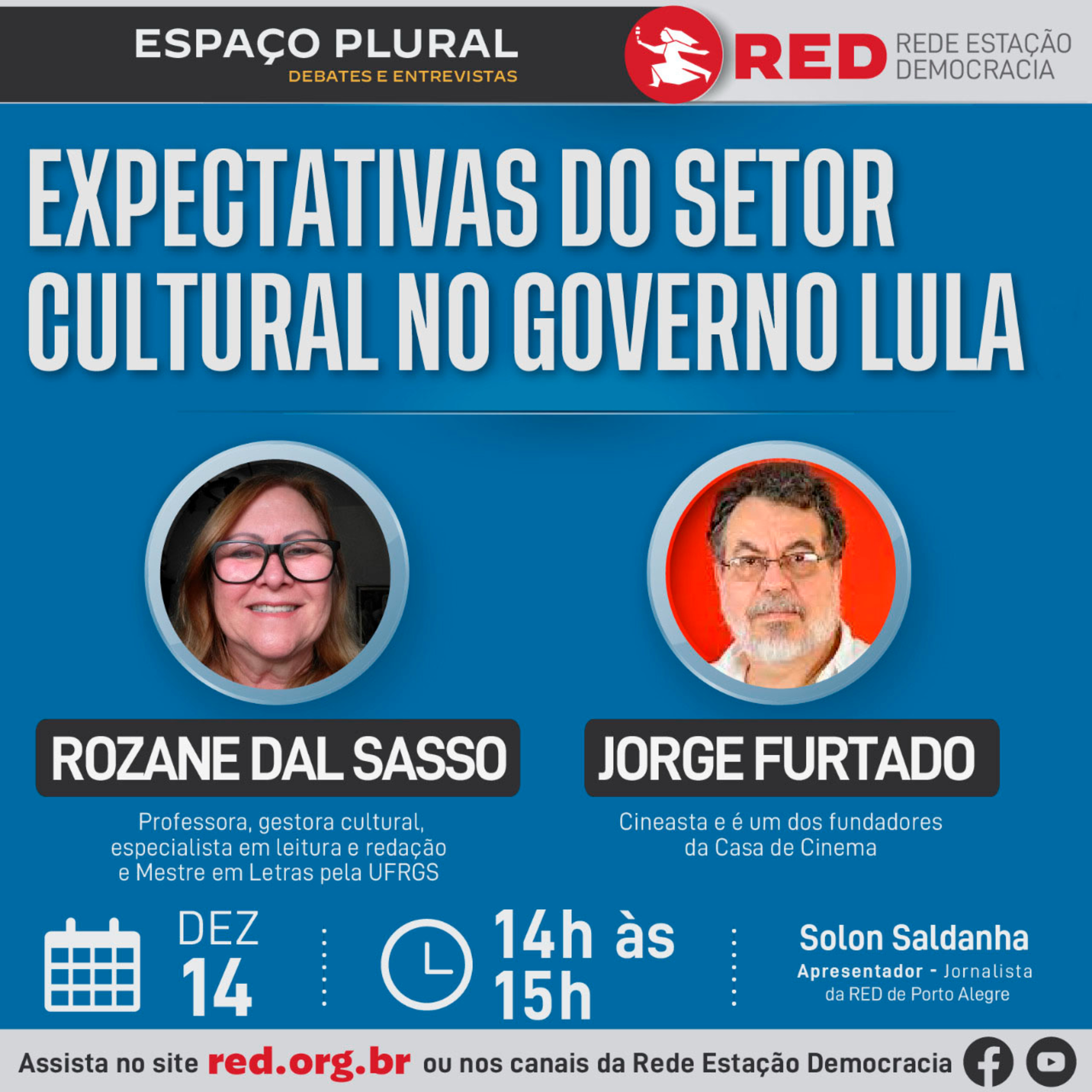 Espaço Plural, Debates e Entrevistas | Quarta-feira 14/12/2022  episode artwork