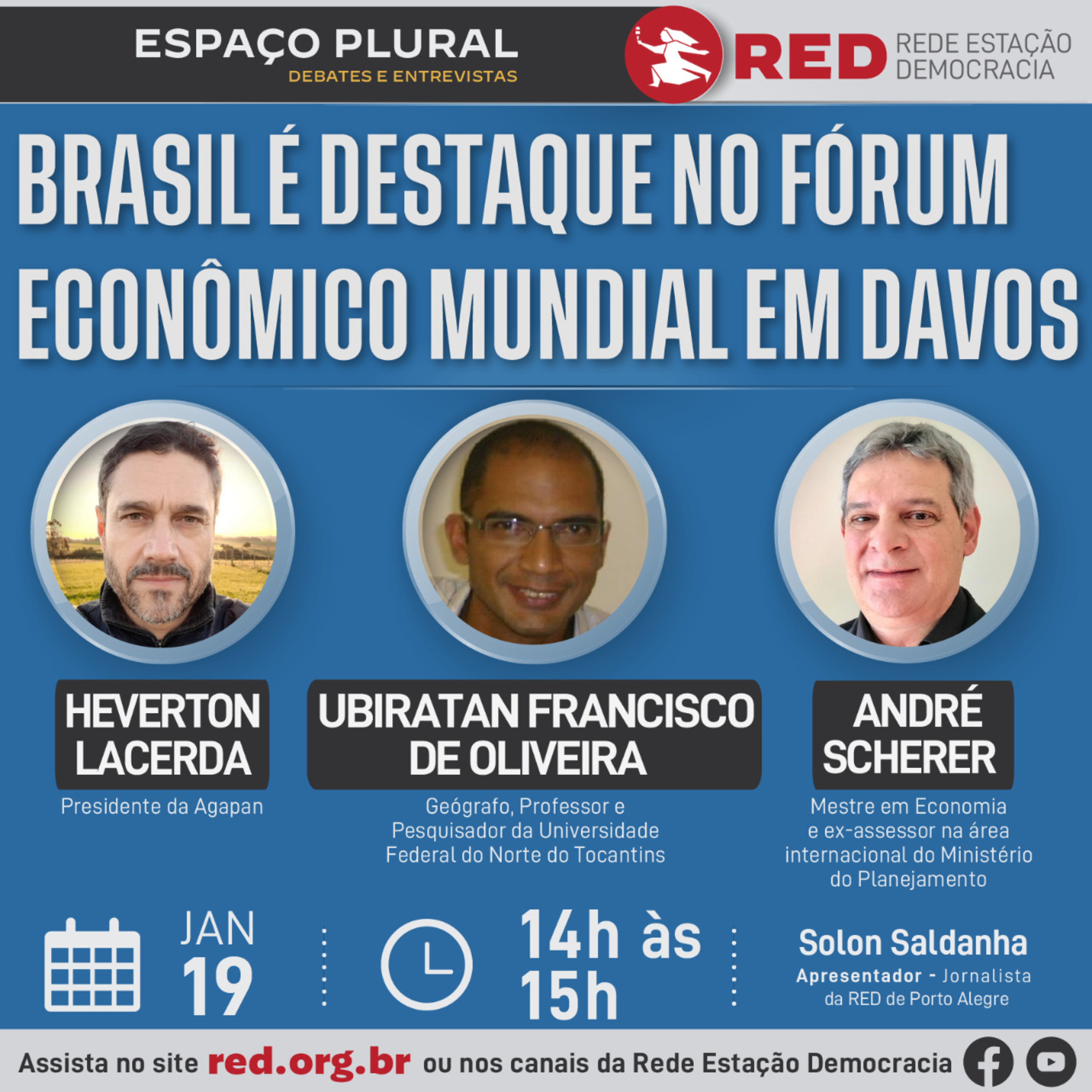 Espaço Plural, Debates e Entrevistas | Quinta-feira 19/01/2023 episode artwork
