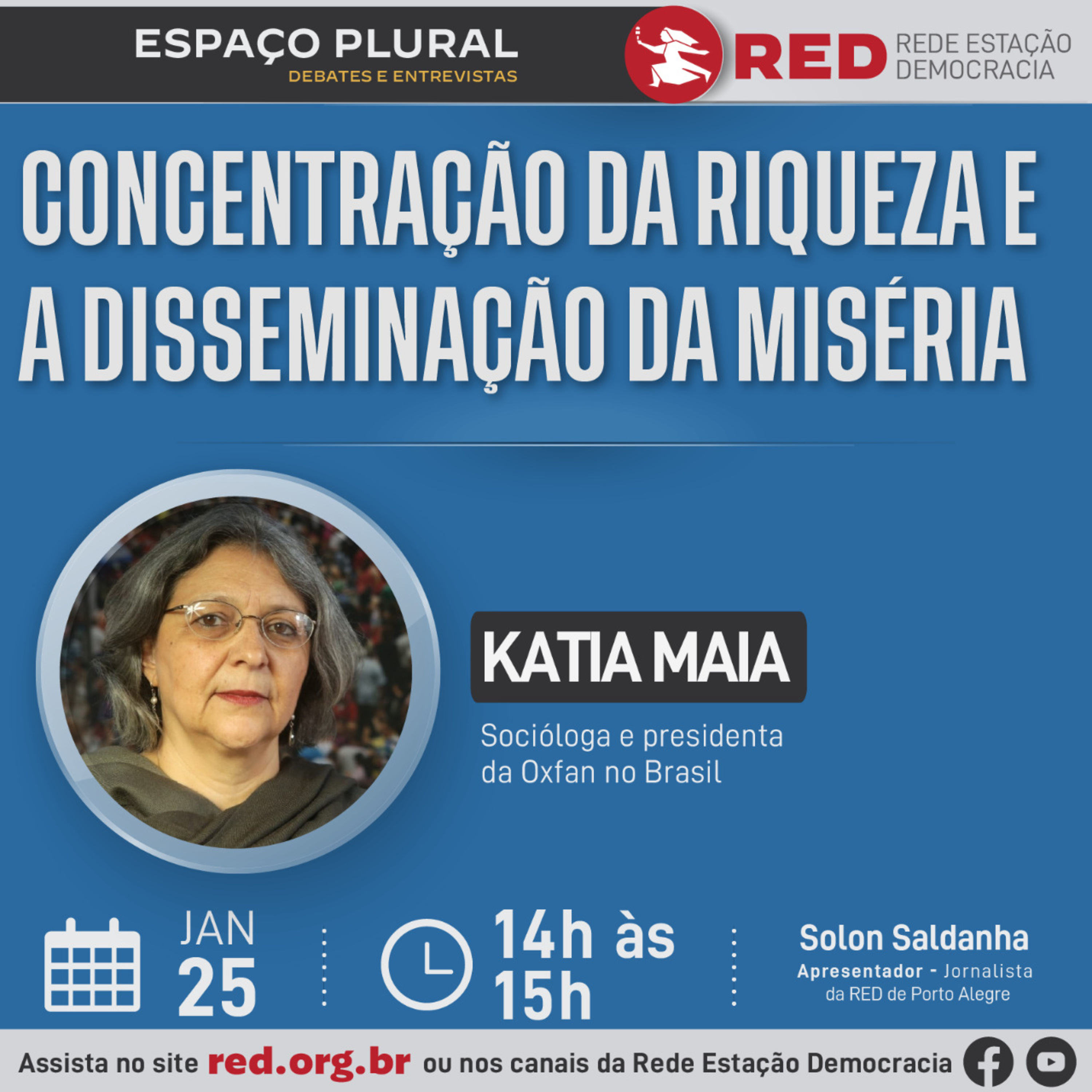 Espaço Plural, Debates e Entrevistas | Quarta-feira 25/01/2022 episode artwork