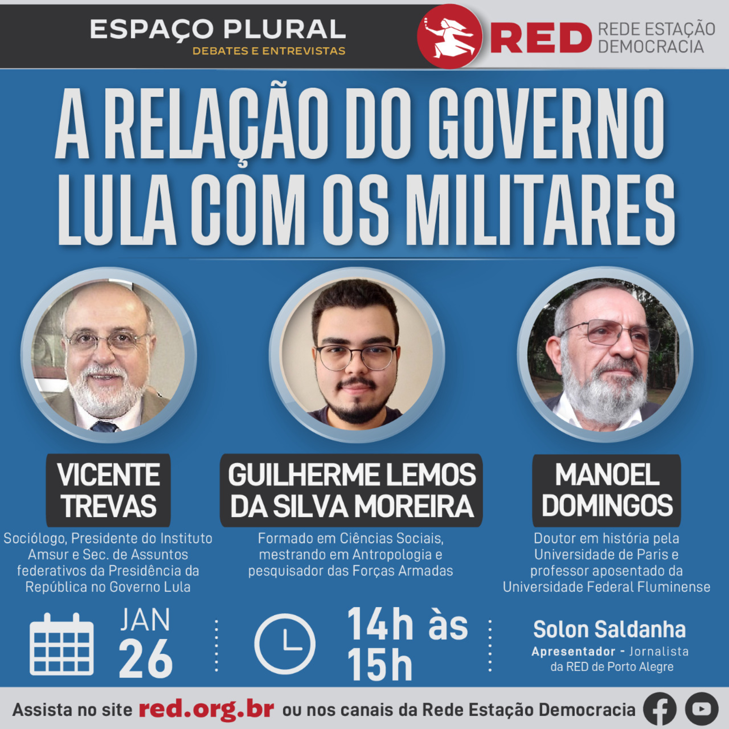 Espaço Plural, Debates e Entrevistas | Quinta-feira 26/01/2023 episode artwork