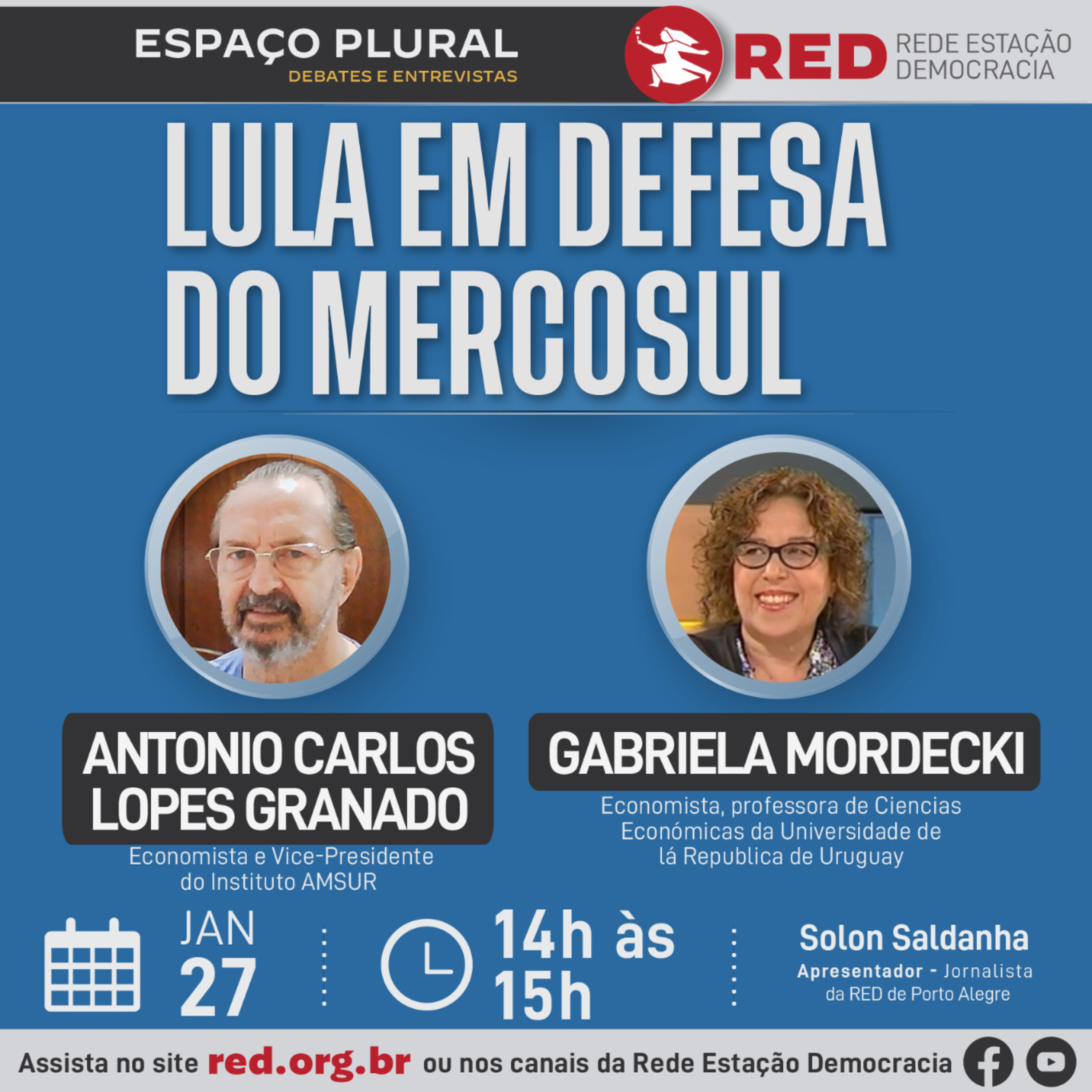 Espaço Plural, Debates e Entrevistas | Sexta-feira 27/01/2023 episode artwork