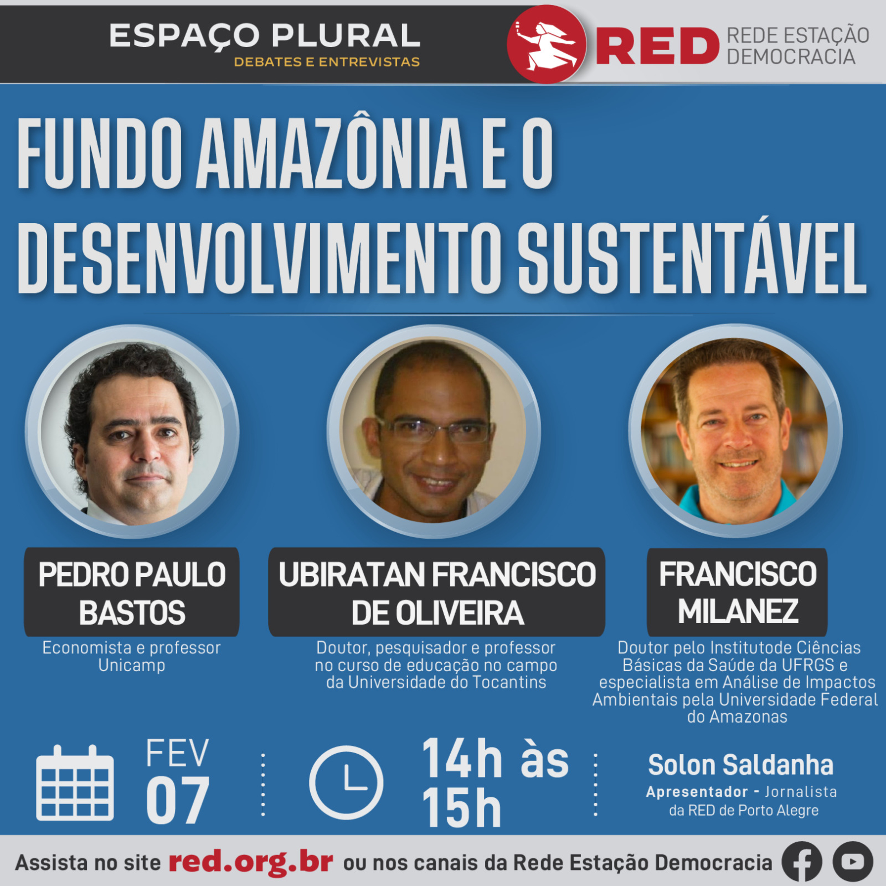 Espaço Plural, Debates e Entrevistas | Terça-feira 07/02/2023 episode artwork