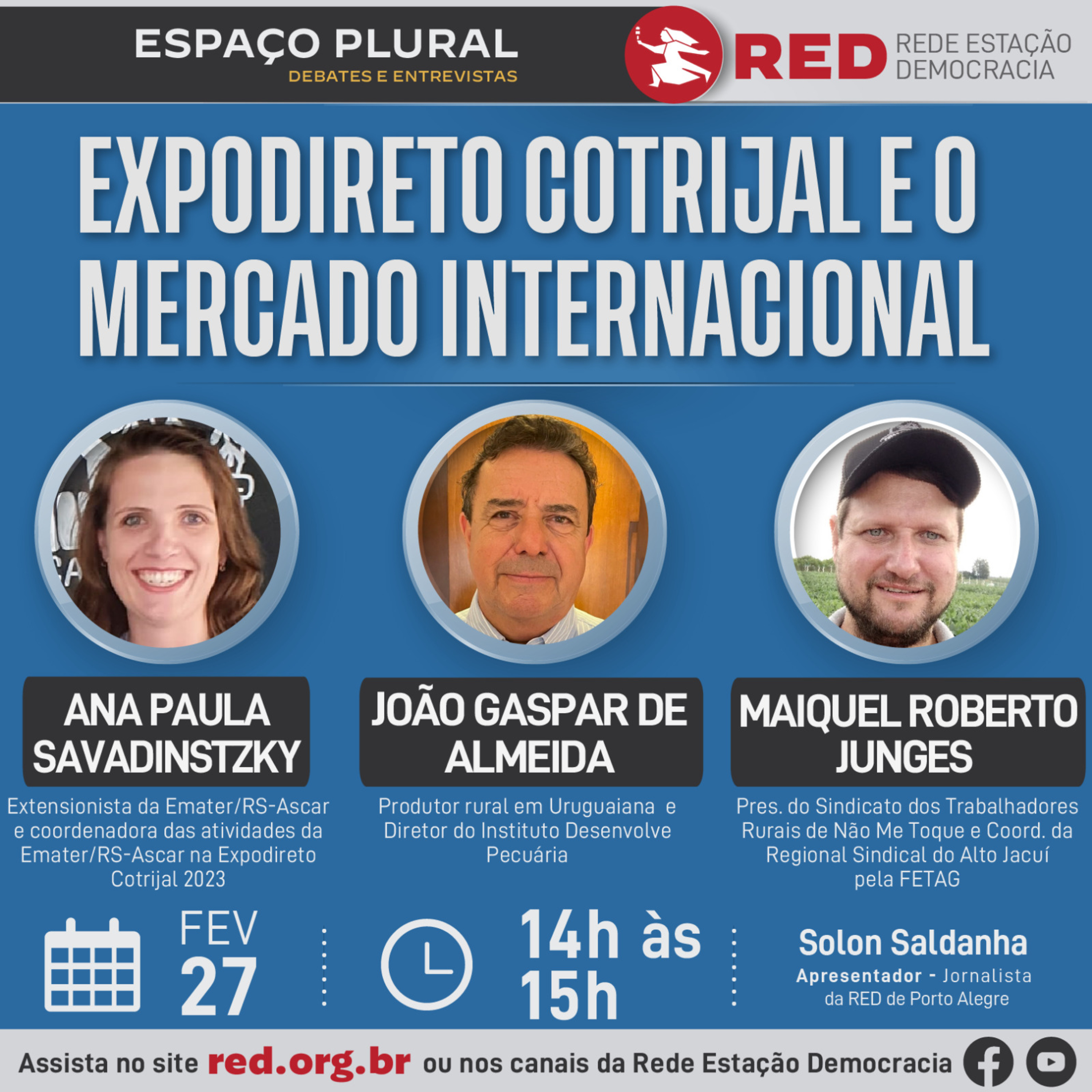 Espaço Plural, Debates e Entrevistas | Segunda-feira 27/02/2023 episode artwork