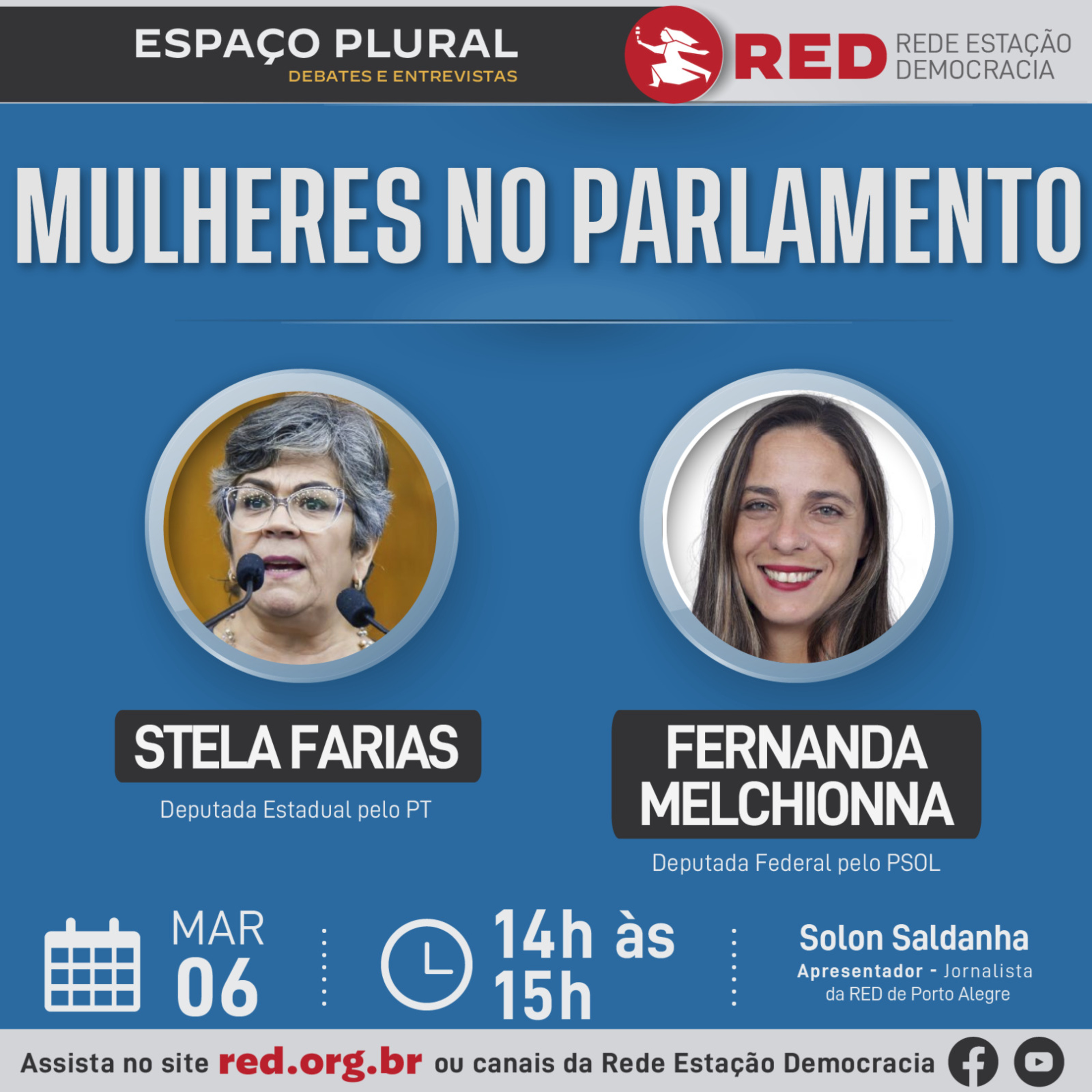Espaço Plural, Debates e Entrevistas | Segunda-feira 06/03/2023 episode artwork