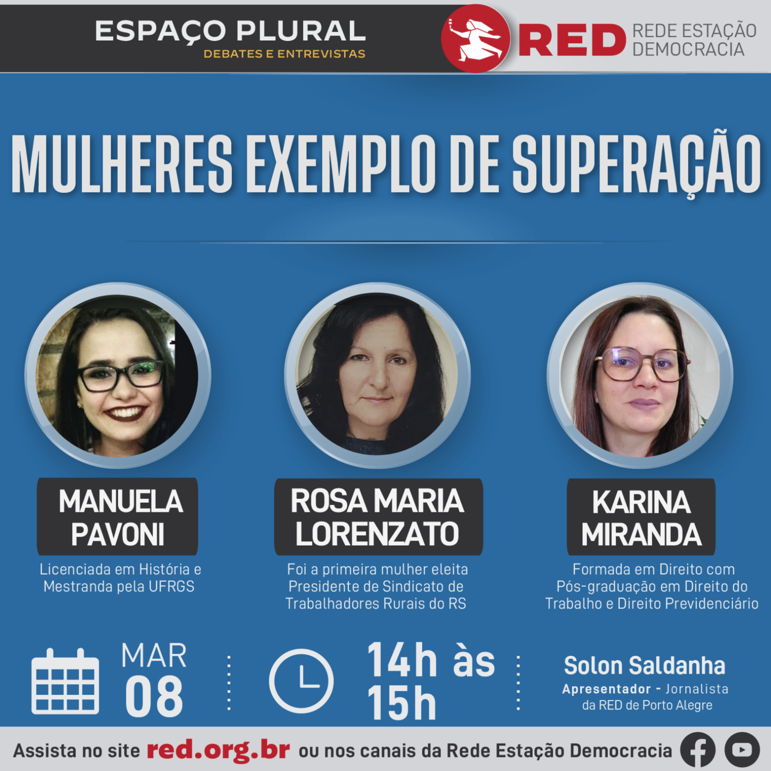  Espaço Plural, Debates e Entrevistas | Quarta-feira 08/03/202 episode artwork