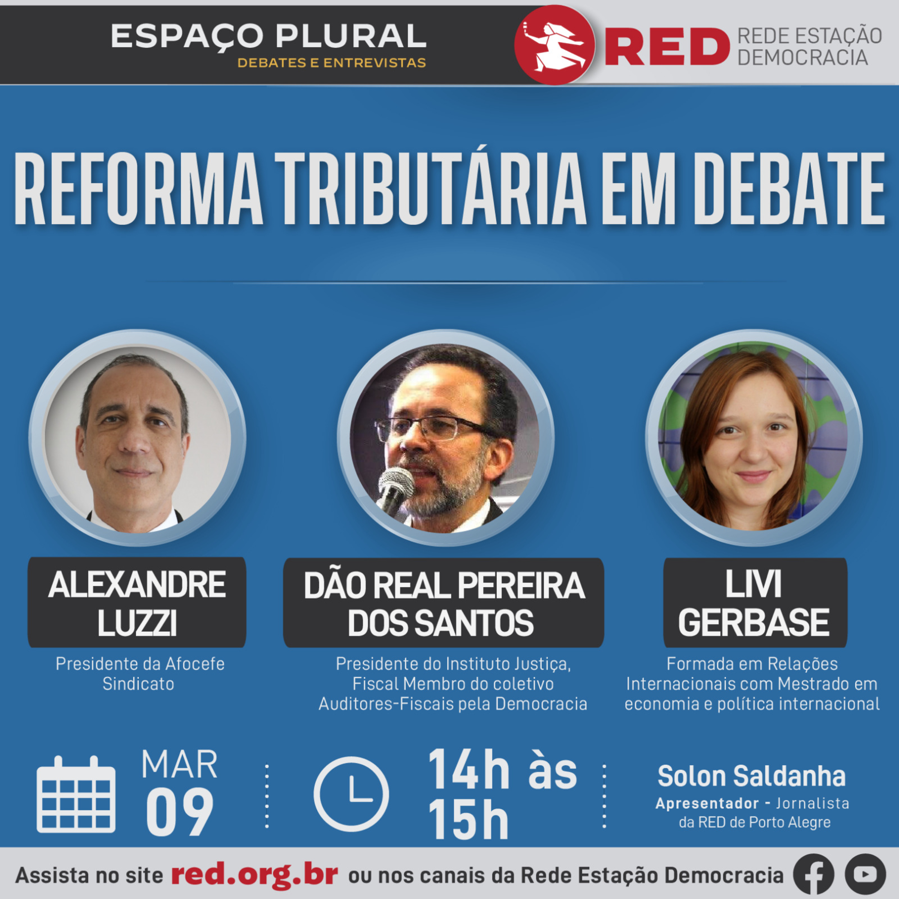 Espaço Plural, Debates e Entrevistas | Quinta-feira 09/03/2023 episode artwork