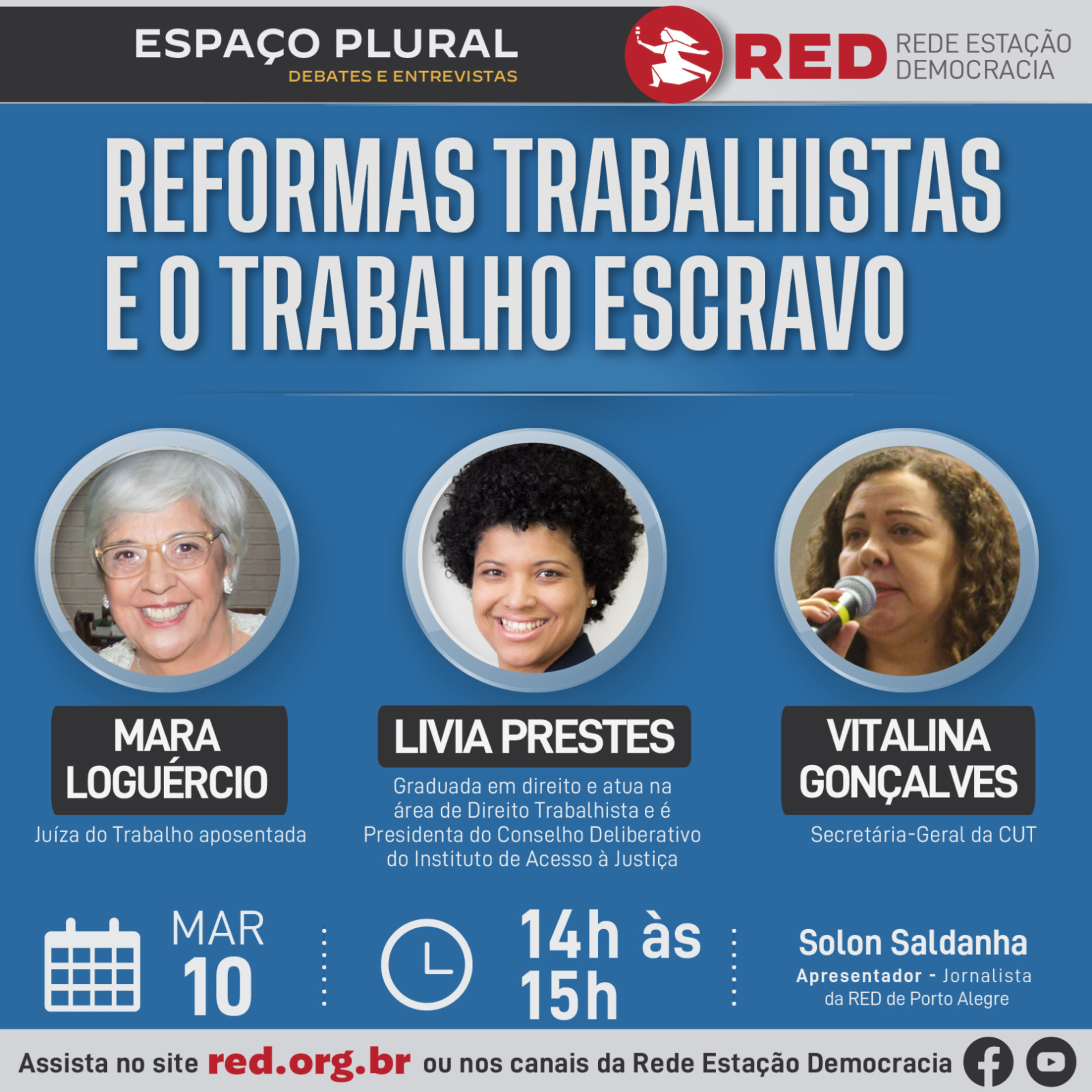 Espaço Plural, Debates e Entrevistas | Sexta-feira 10/03/2023 episode artwork