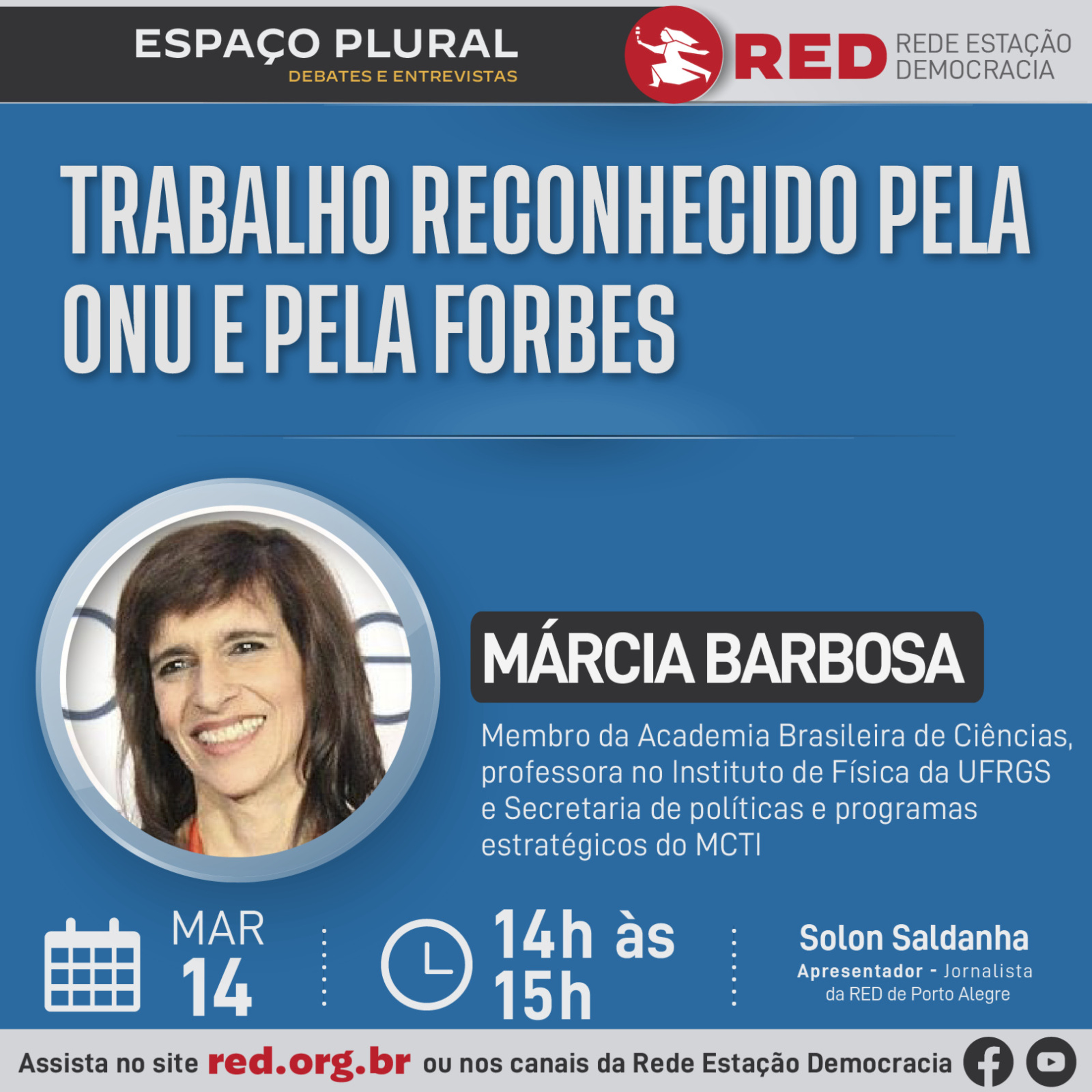 Espaço Plural, Debates e Entrevistas 14/03/2023 episode artwork