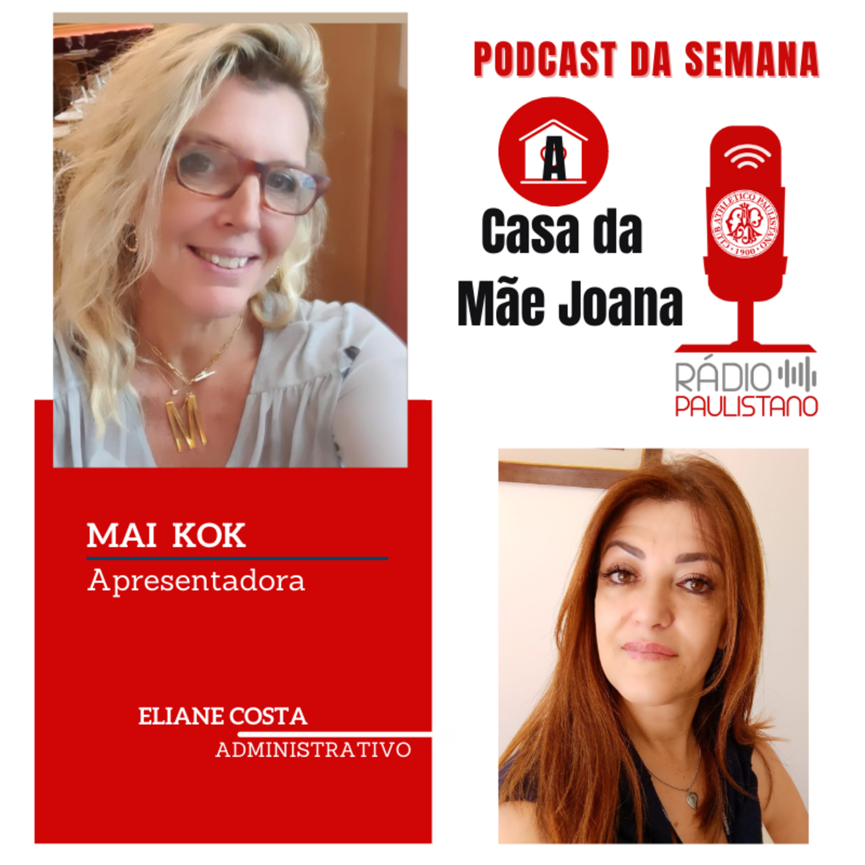 #4 PODCAST CASA DA MÃE JOANA ENTREVISTA COM ELIANE COSTA episode artwork