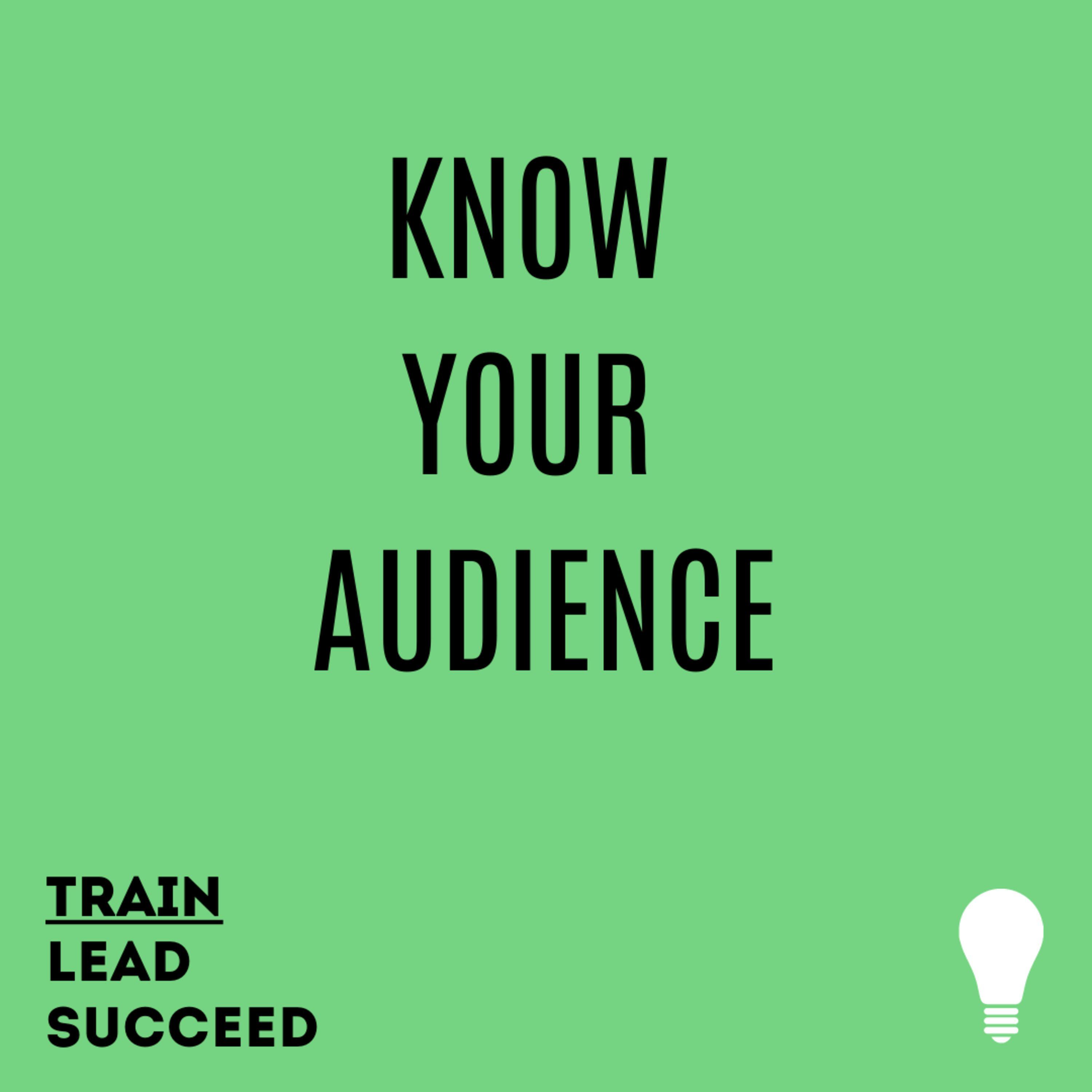 Know Your Audience (S1, E2) episode artwork
