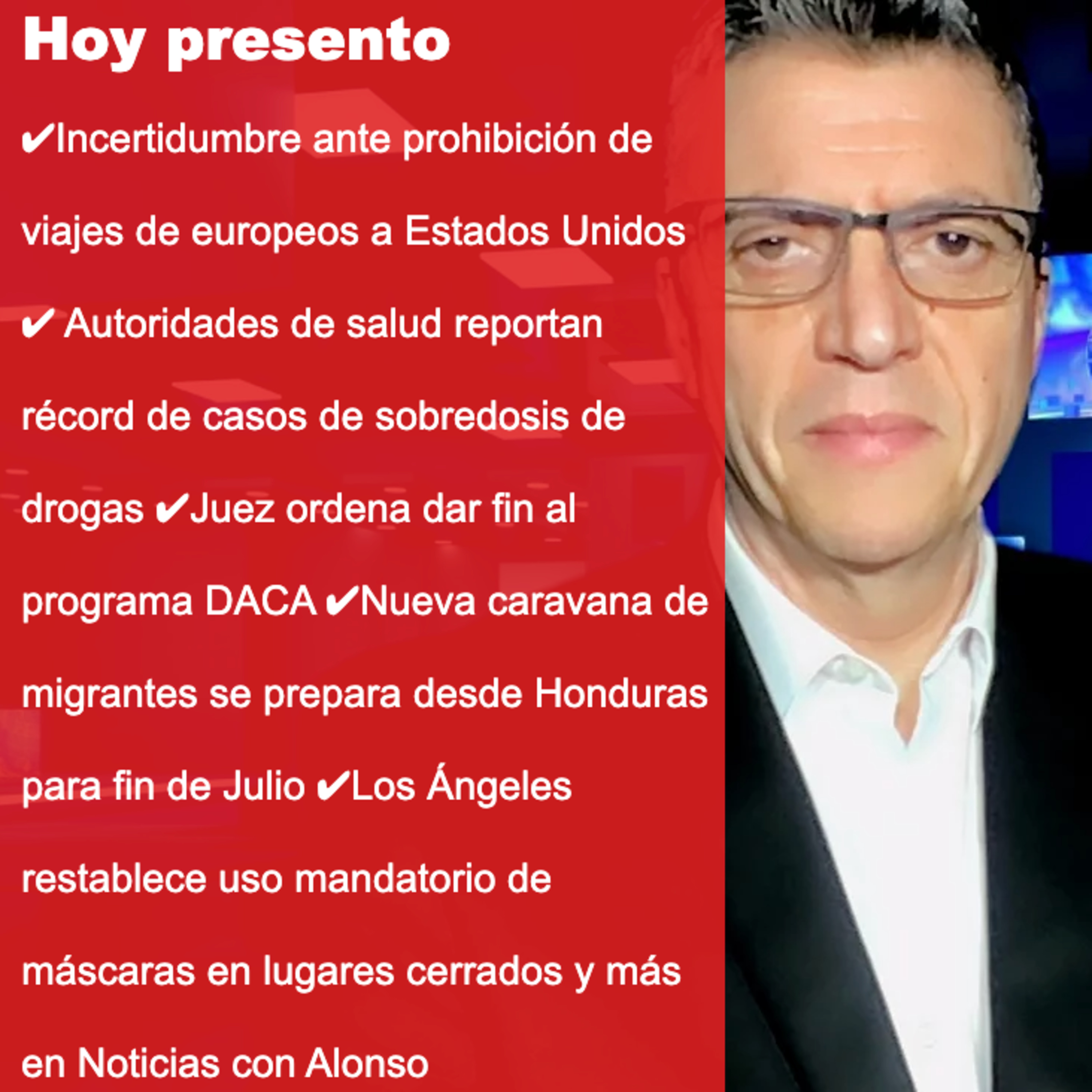 Noticias con Alonso García Puentes