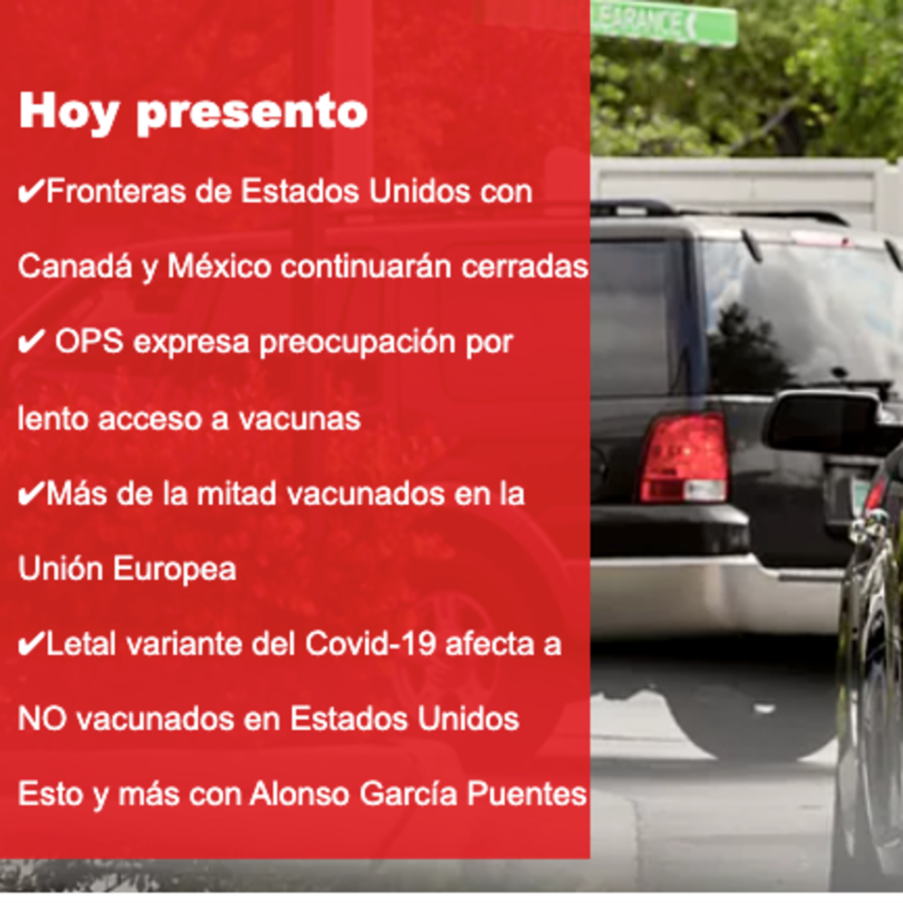 Noticias con Alonso García Puentes