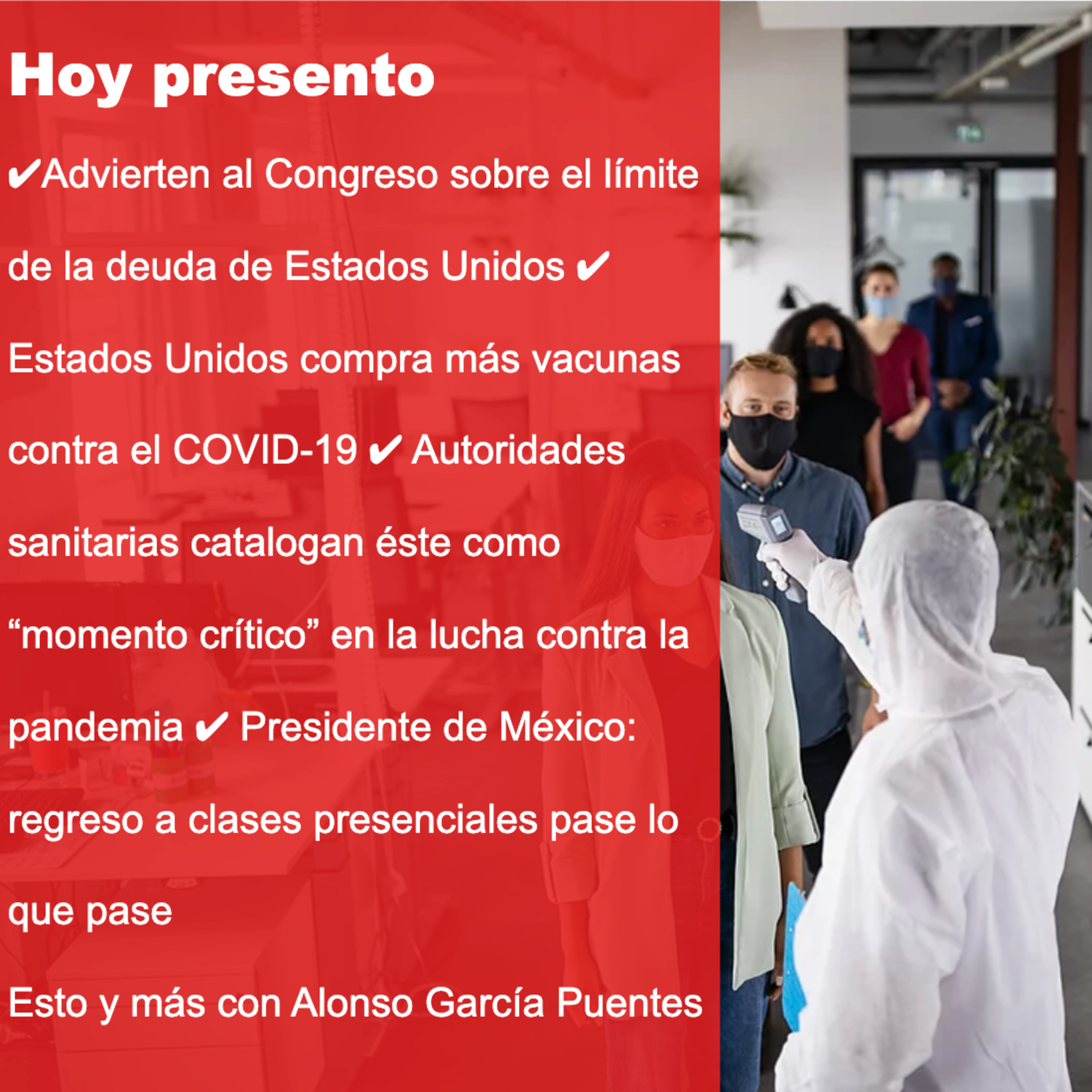 Noticias con Alonso García Puentes
