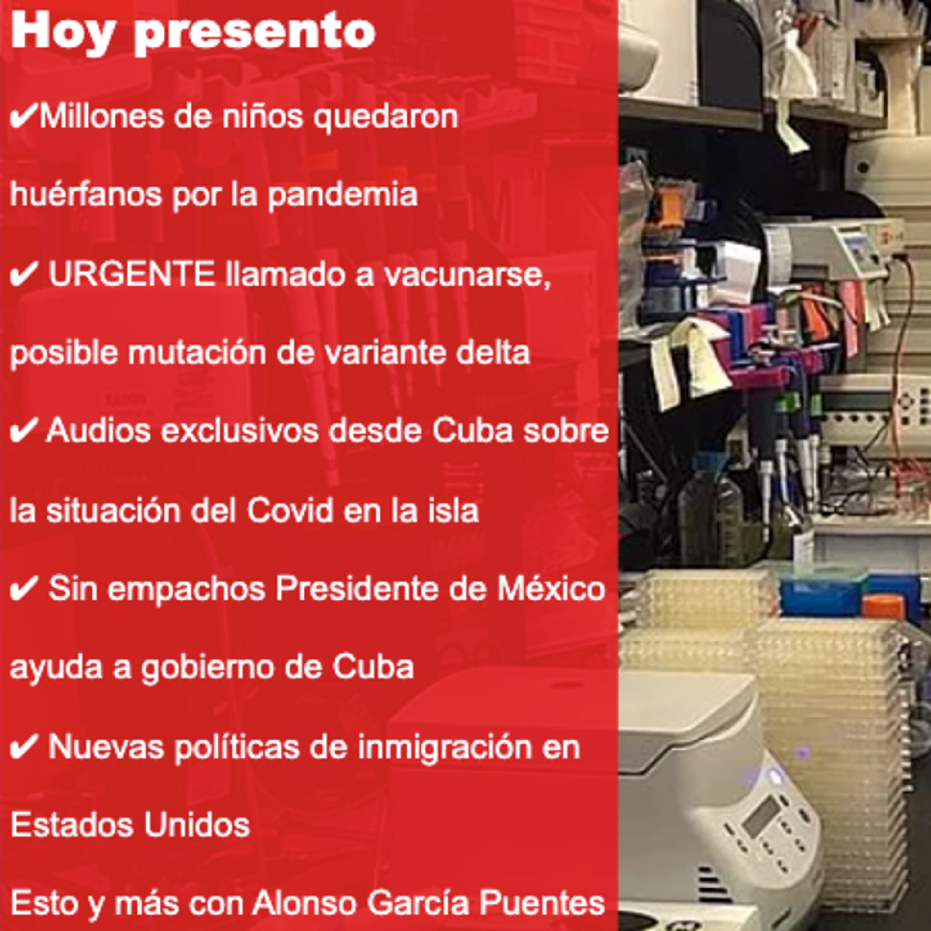 Noticias con Alonso García Puentes