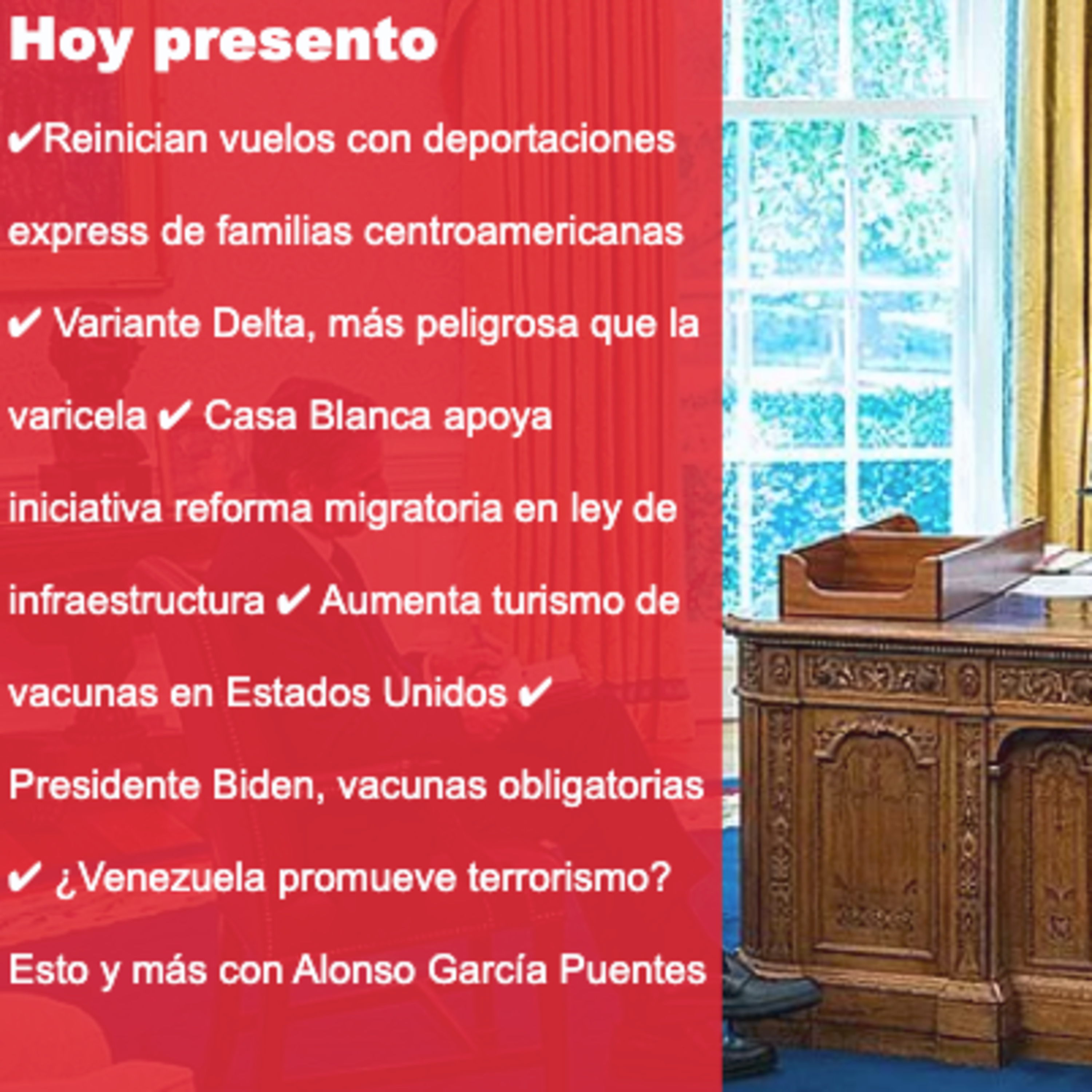 Noticias con Alonso García Puentes