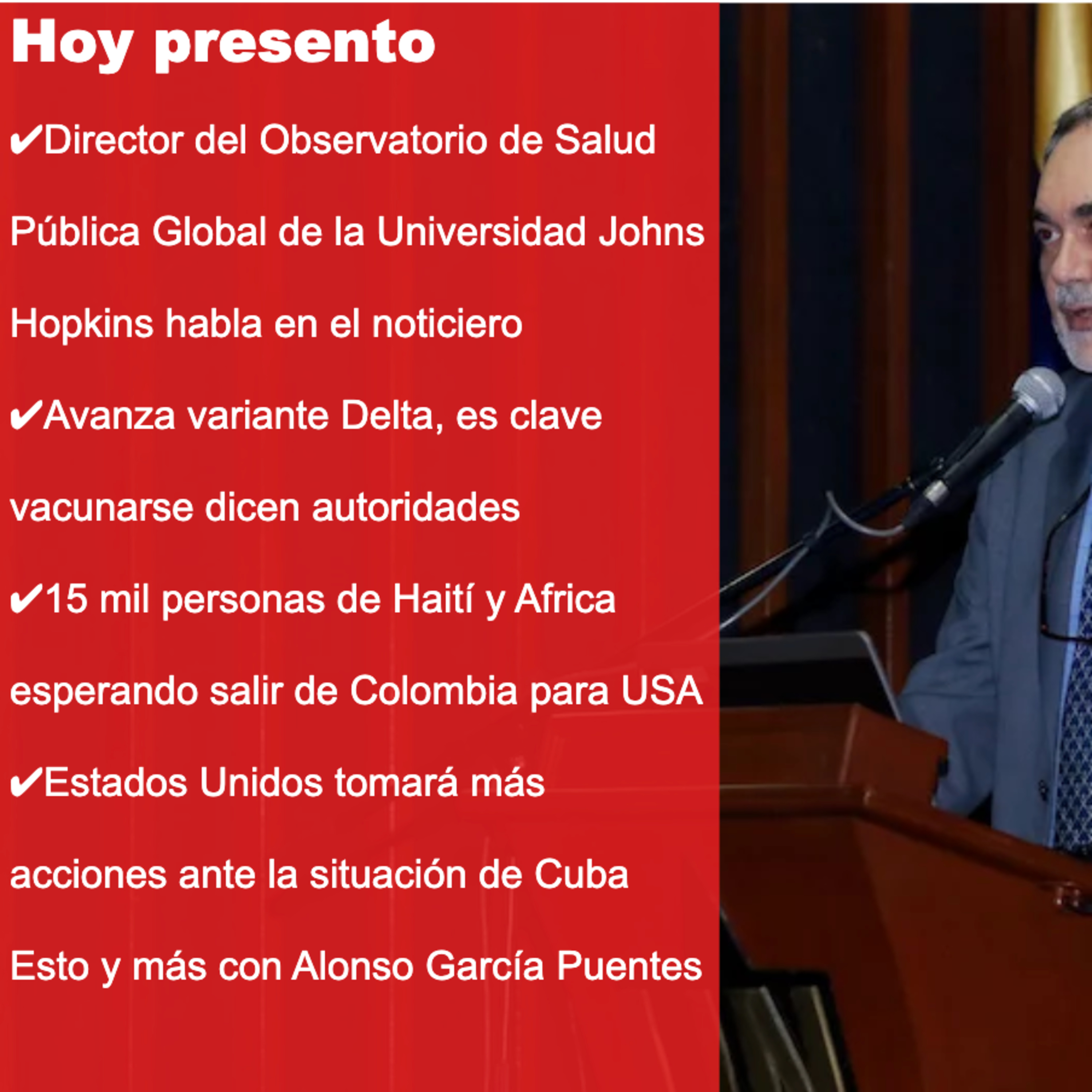 Noticias con Alonso García Puentes