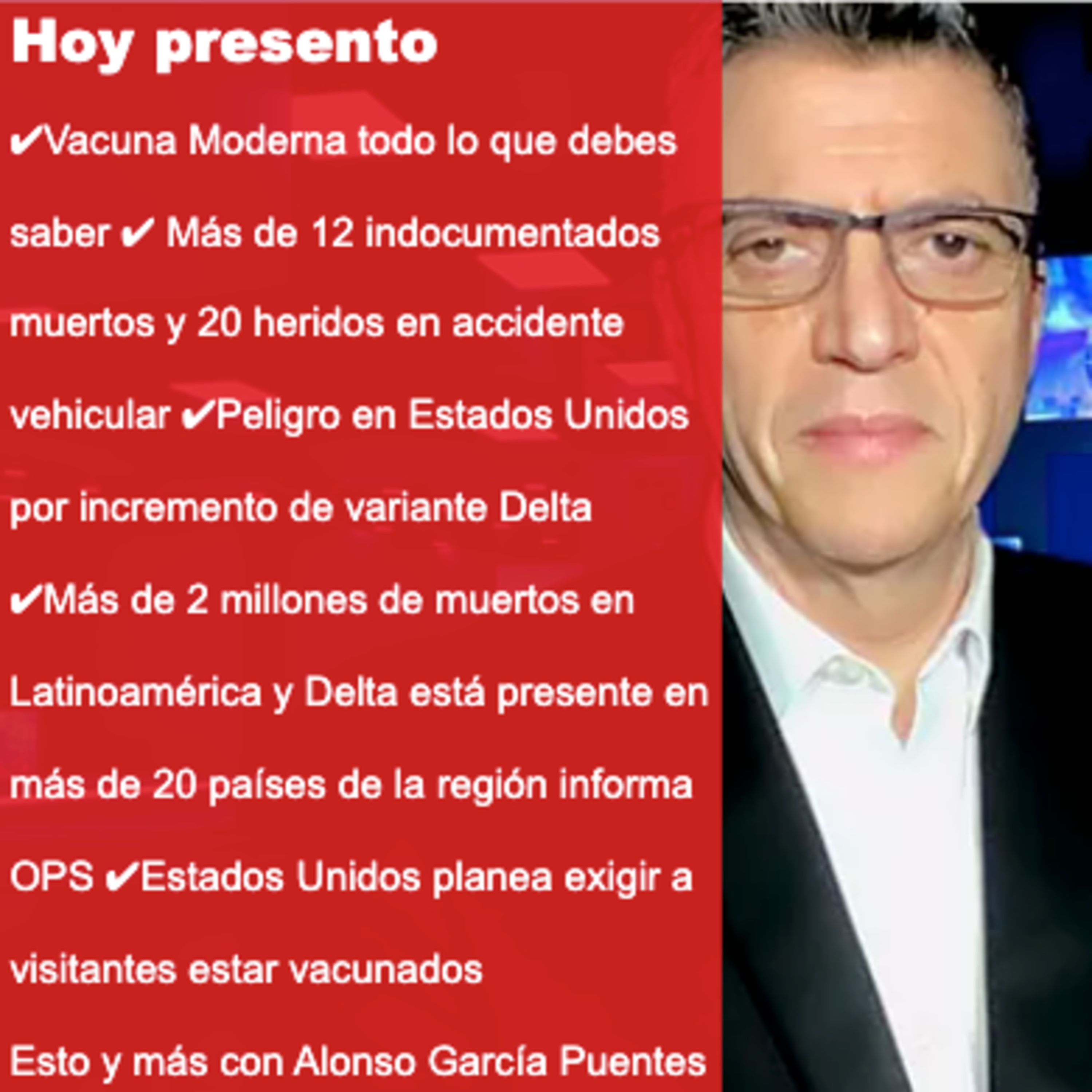 Noticias con Alonso García Puentes