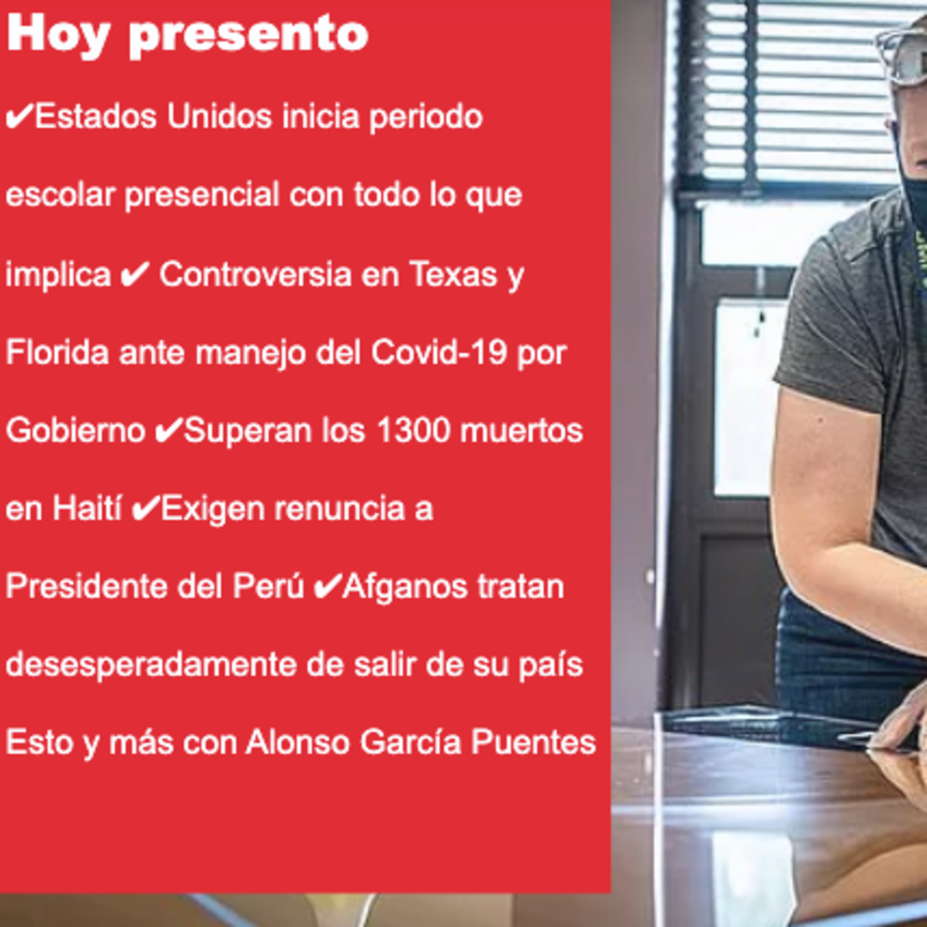 Noticias con Alonso García Puentes