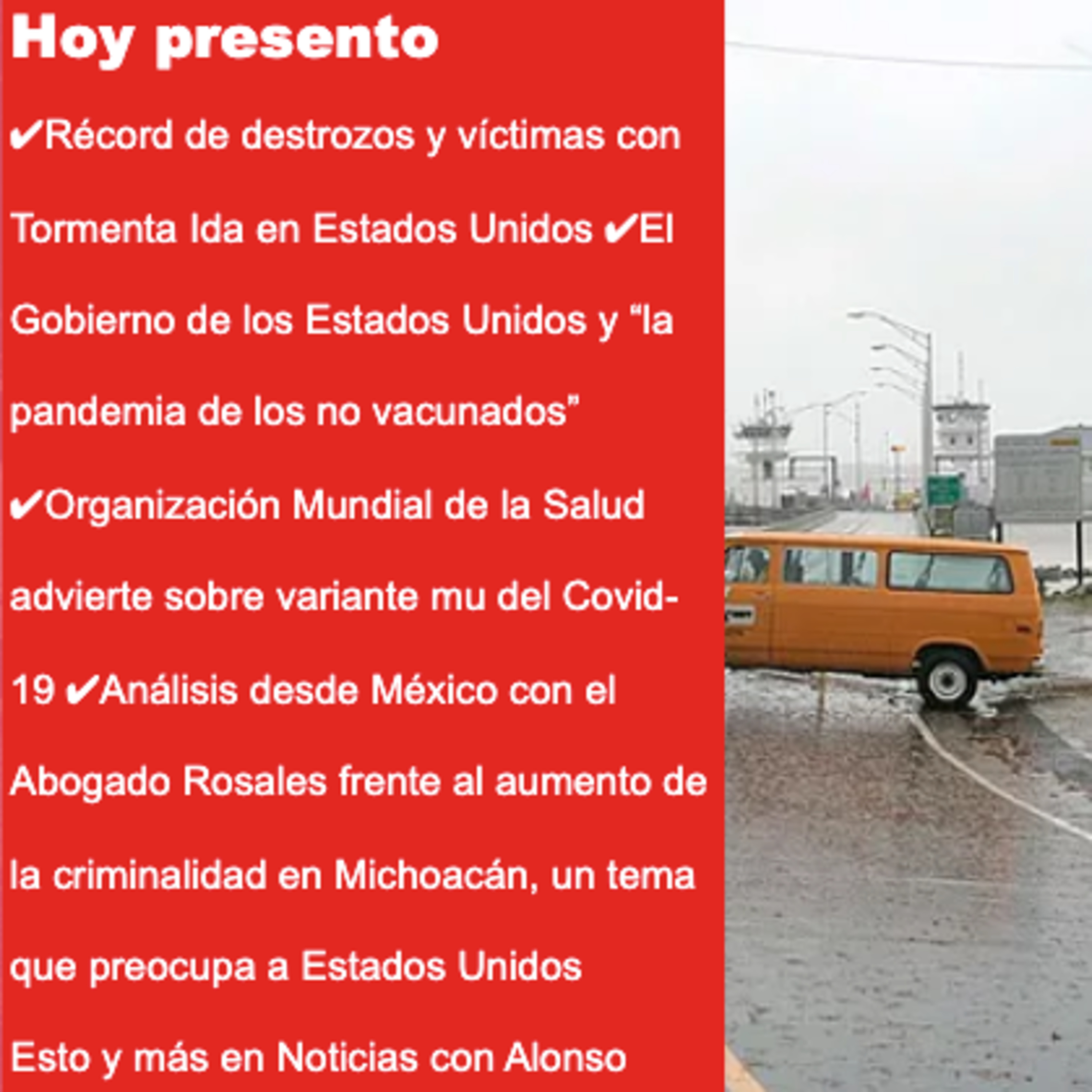 Noticias con Alonso García Puentes