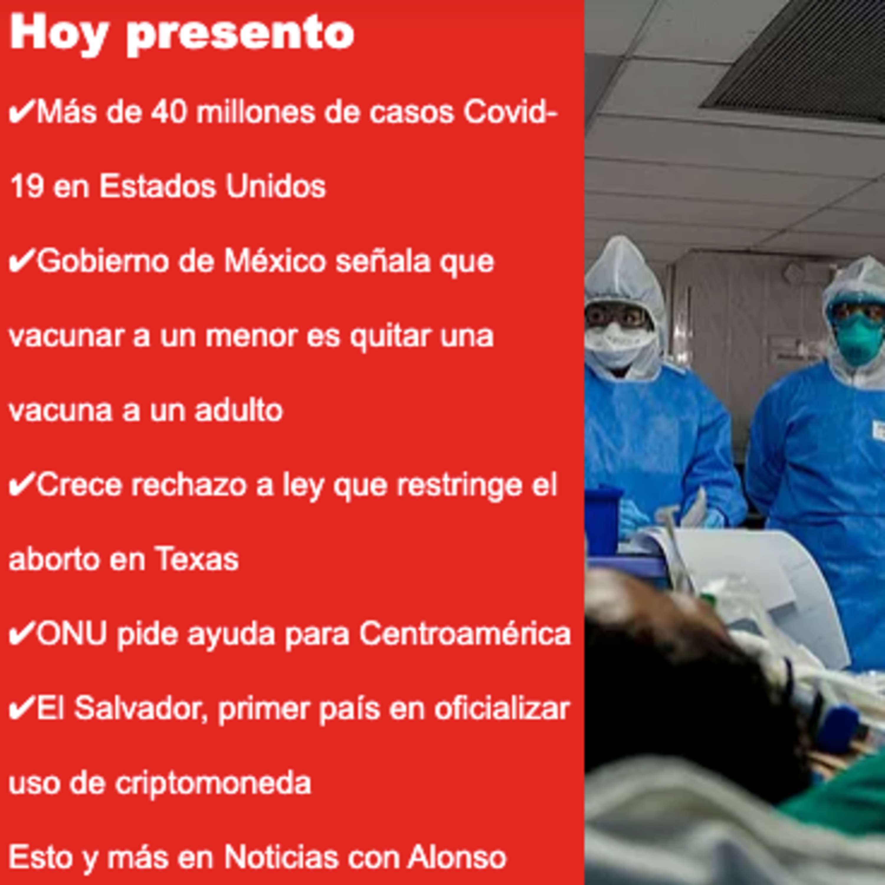 Noticias con Alonso García Puentes