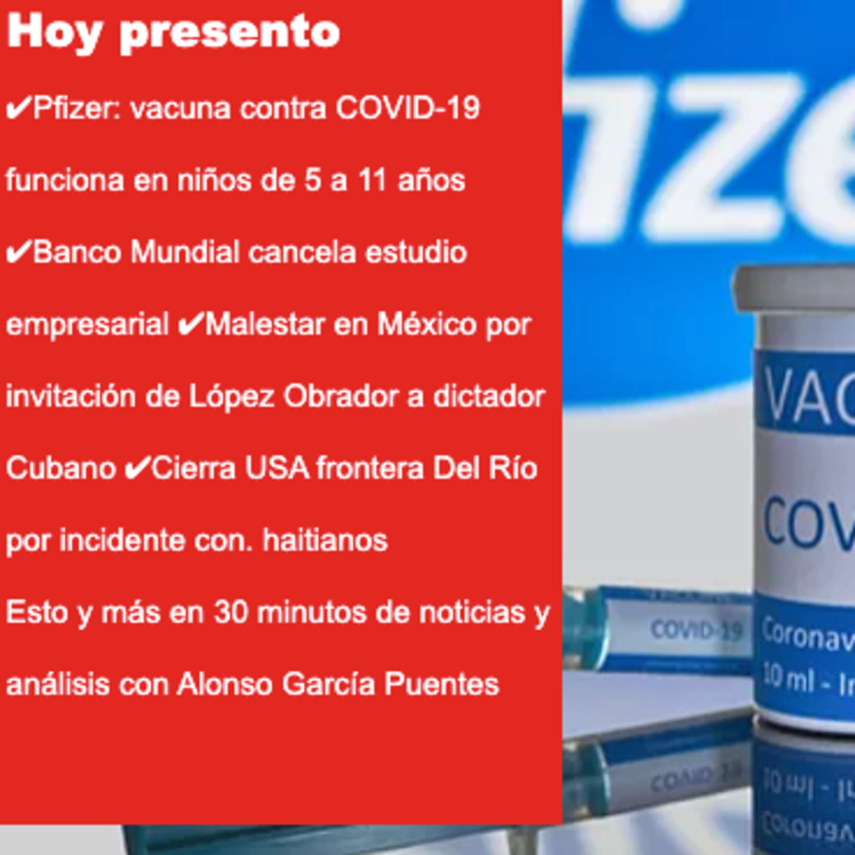 Noticias con Alonso García Puentes