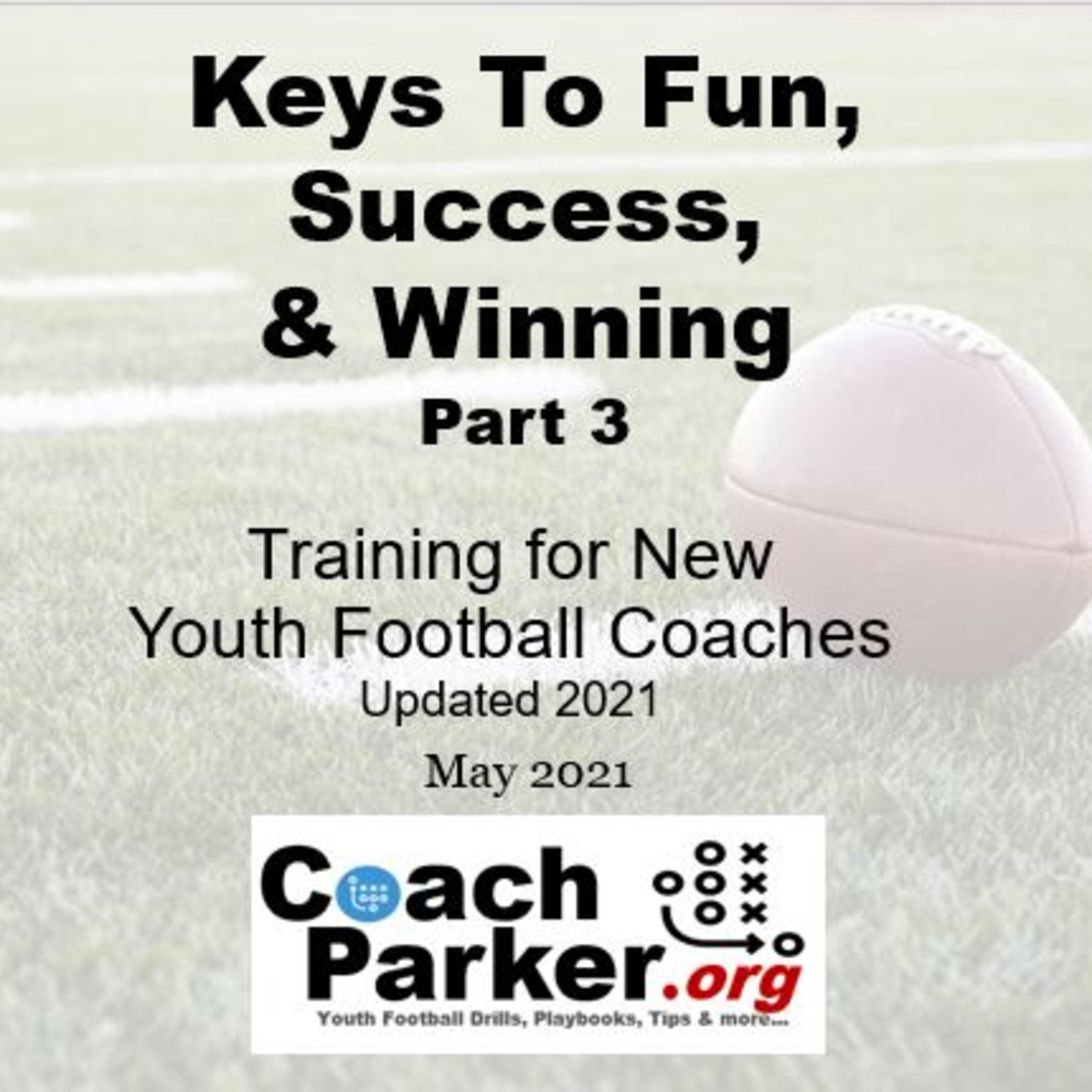 Coach Parker\'s Coaching Youth Football Tips and Talk Podcast